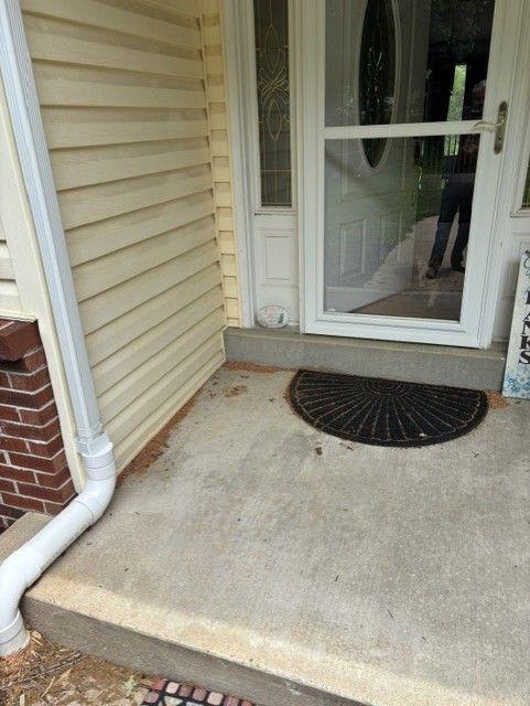 Photo of the front porch of my home