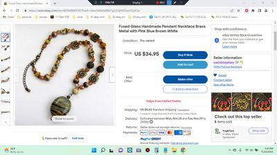 First Listing example (Ad on righthand side of page)