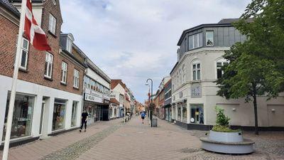 A shopping street