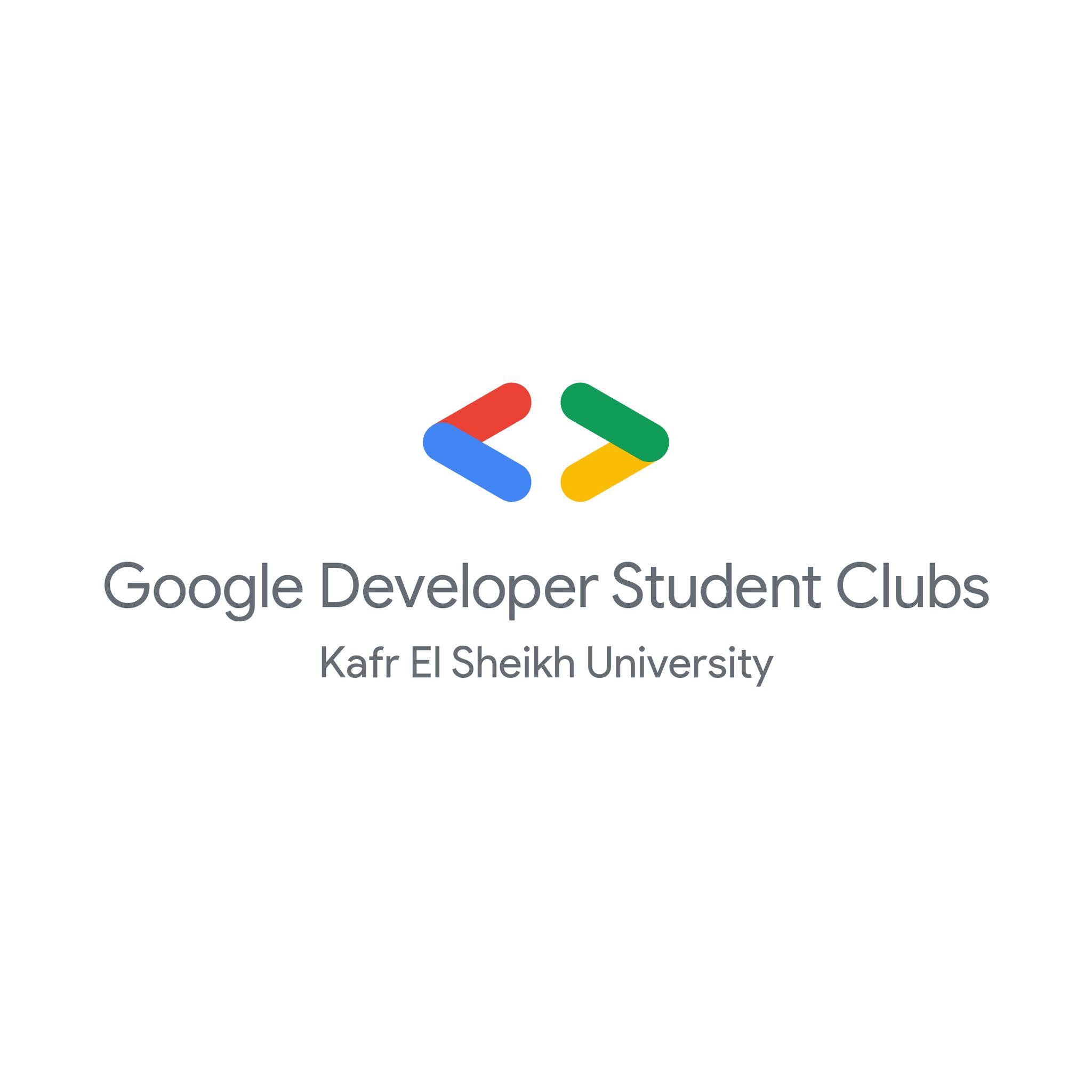 Google Developer Student Clubs - GDSC Kafr El Sheikh University logo