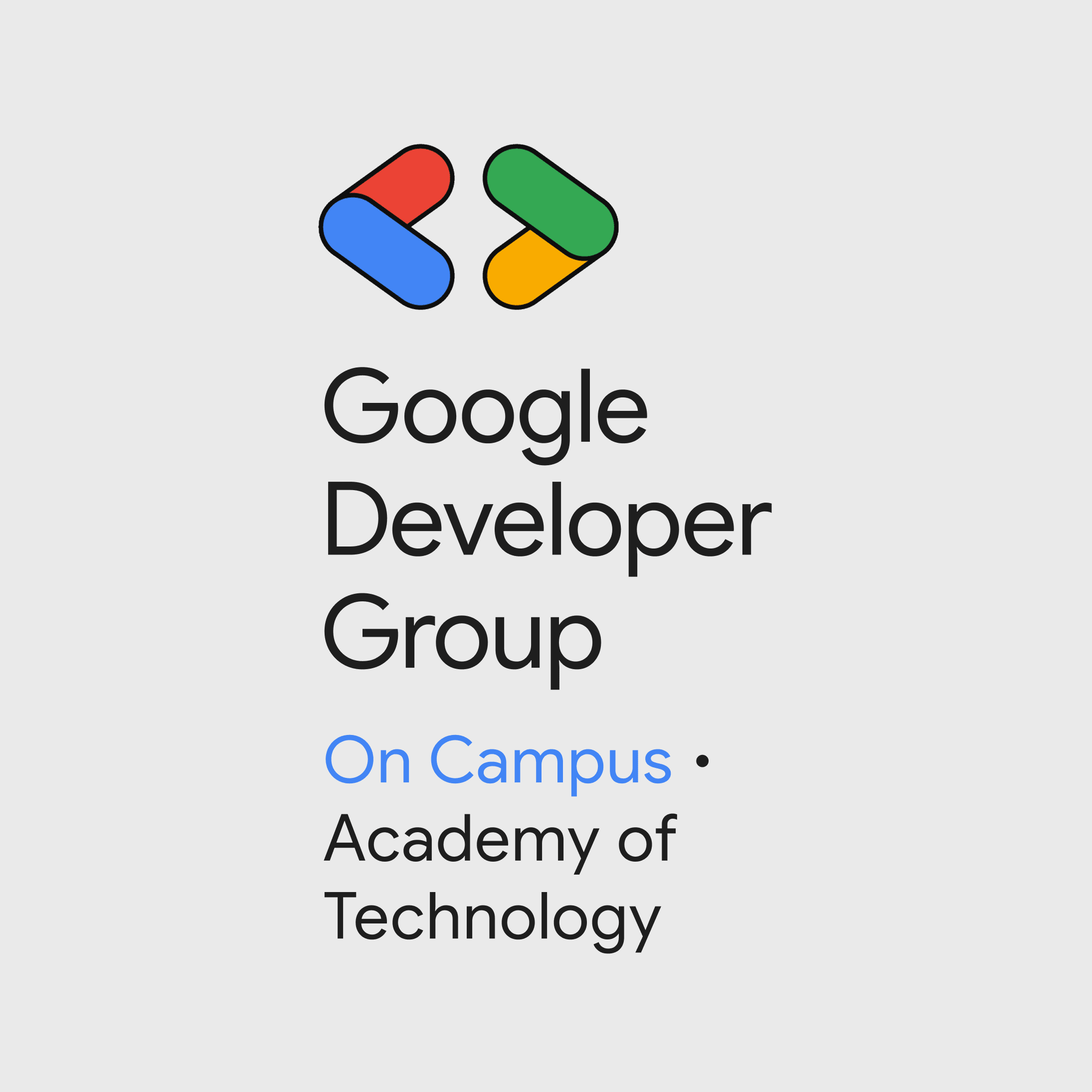 GDG on campus Academy of Technology logo