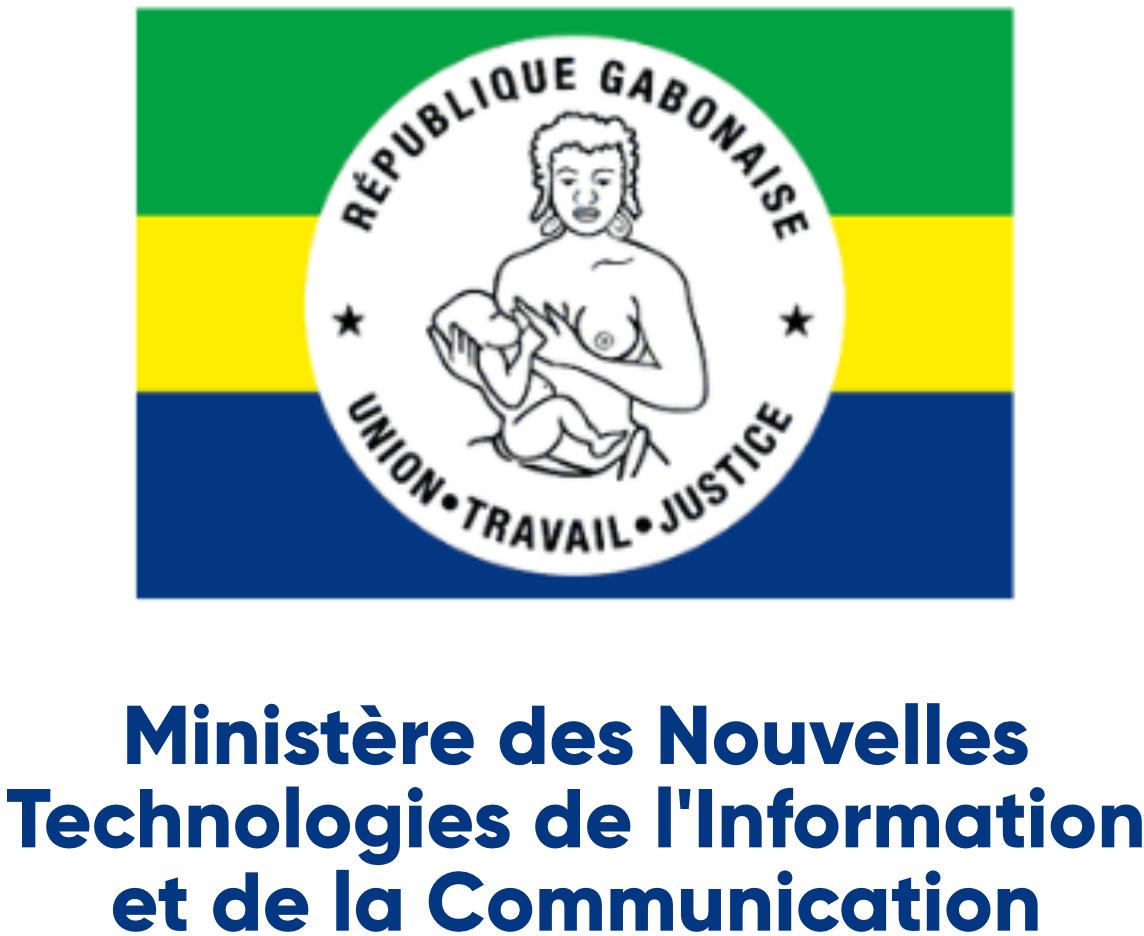 Ministère des Nouvelles Technologies de l'Information et de la Communication sceau de la république gabonaise logo