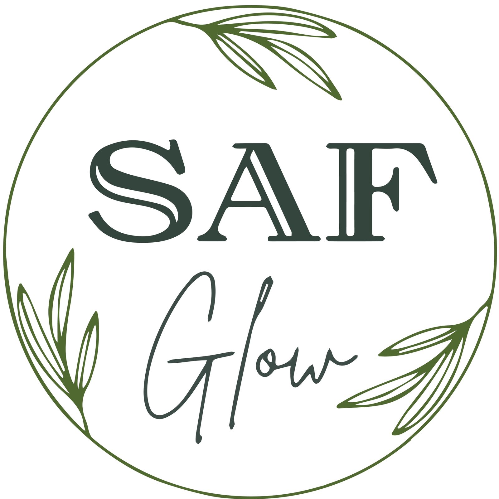 Saff Glow logo