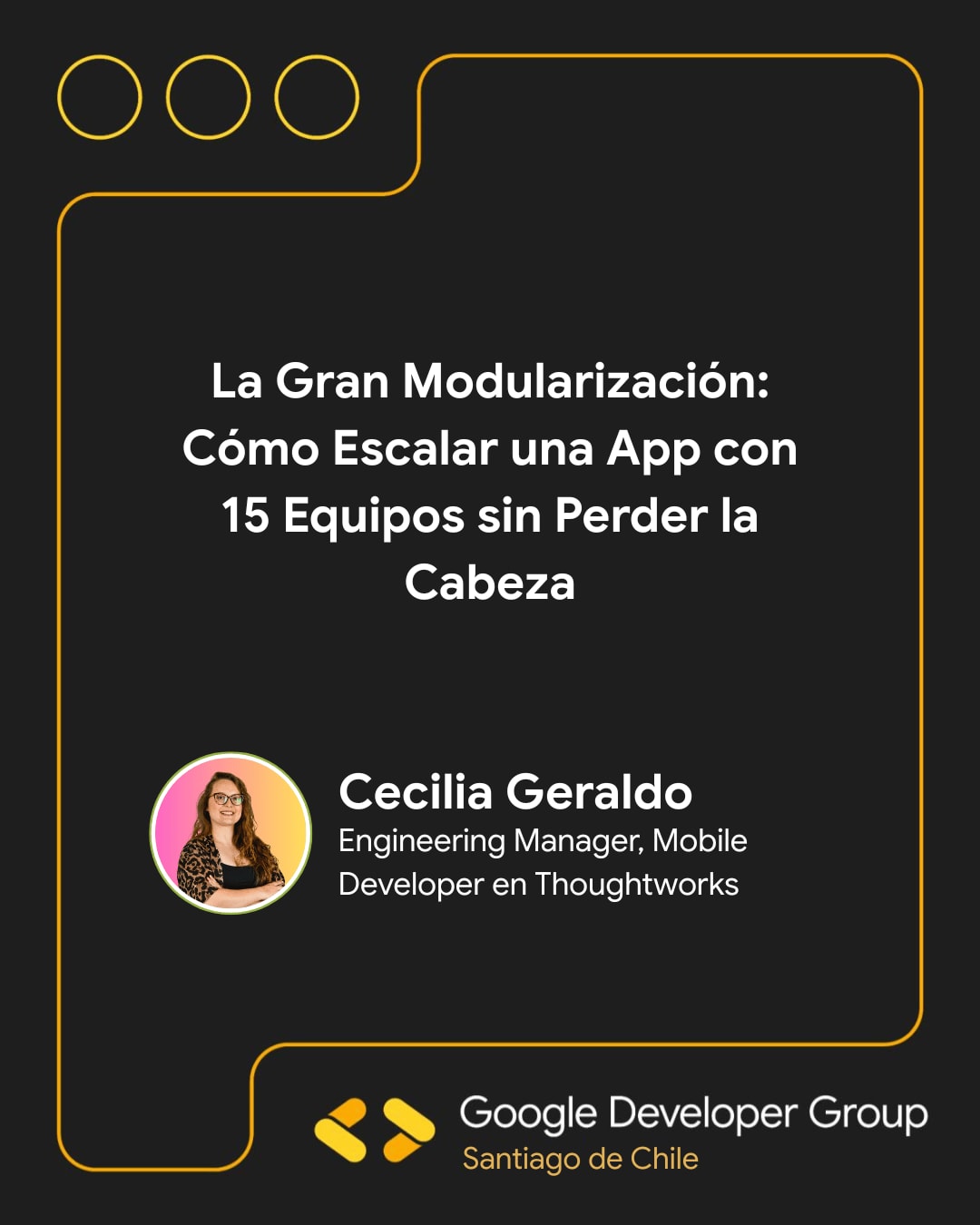 See GDG Meetup Octubre at Google Developer Groups GDG Santiago de Chile