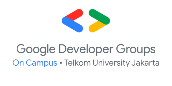 Google Developer Groups on Campus Telkom University Jakarta logo