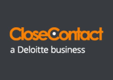 CloseContact, a Deloitte business logo