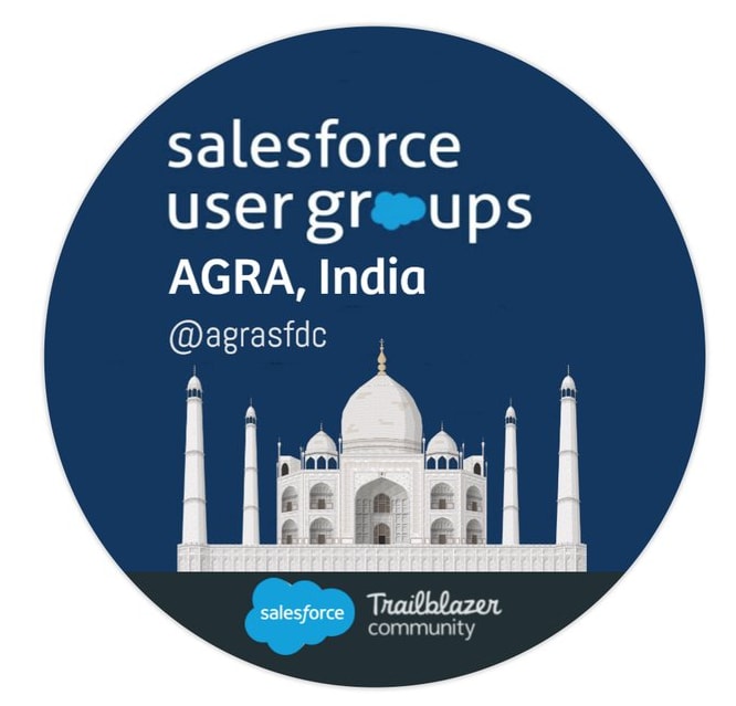 Salesforce User Group, Agra India logo