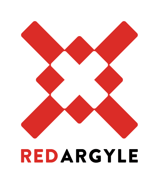 Red Argyle logo