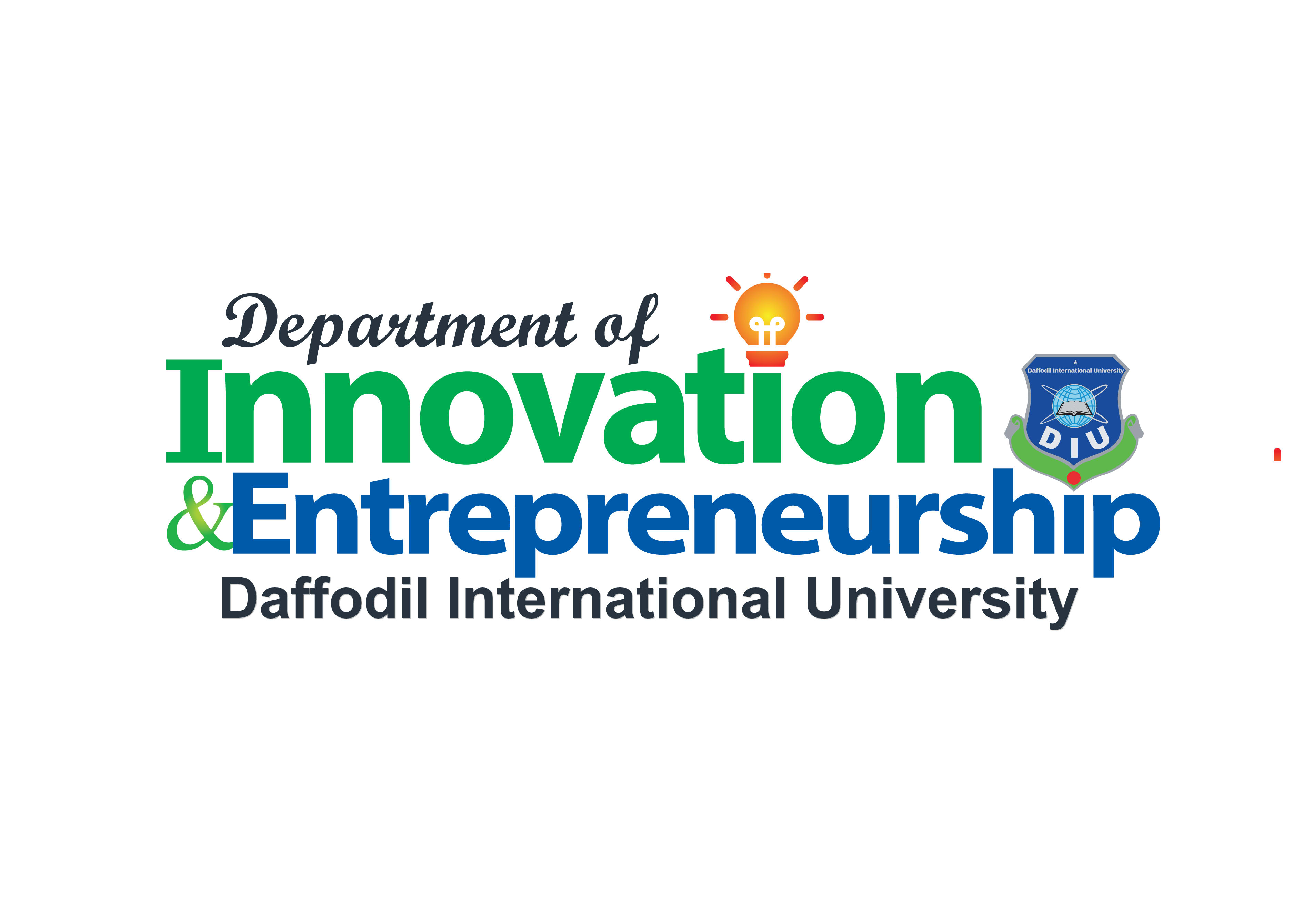 Department of Innovation and Entrepreneurship, DIU logo