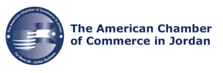 The American Chamber of Commerce in Jordan logo