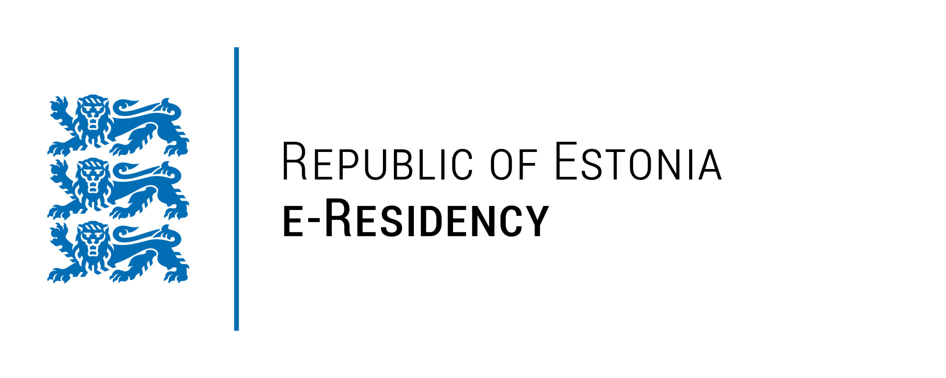 E-Residency, powered by the Republic of Estonia logo