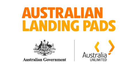 Austrade Landing Pads logo