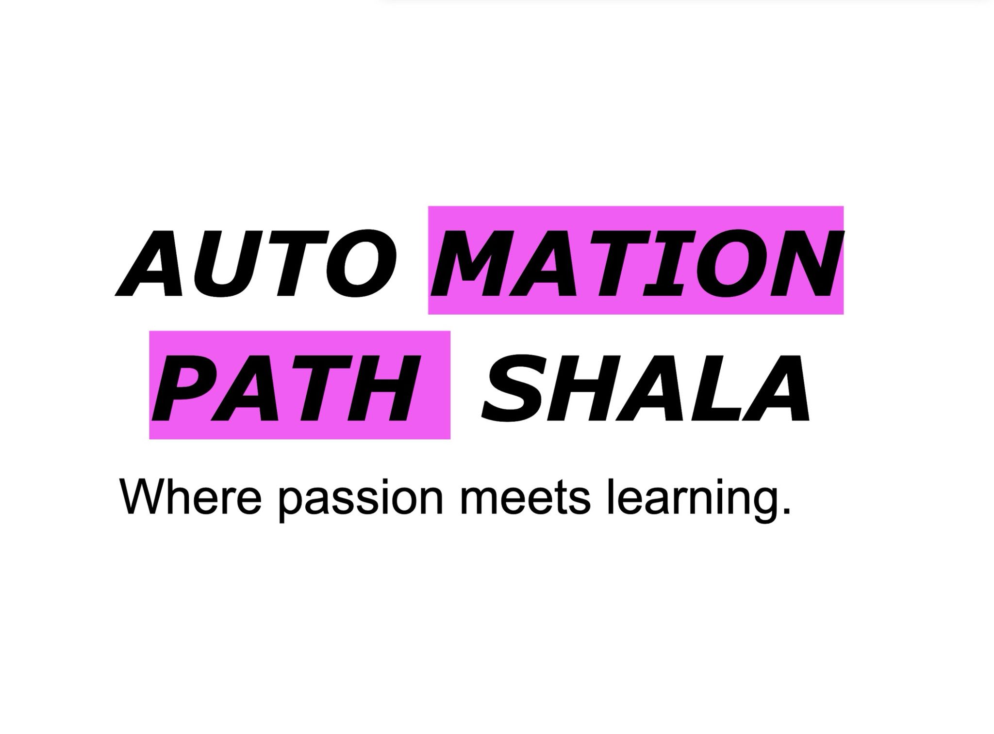 Automation Pathshala logo