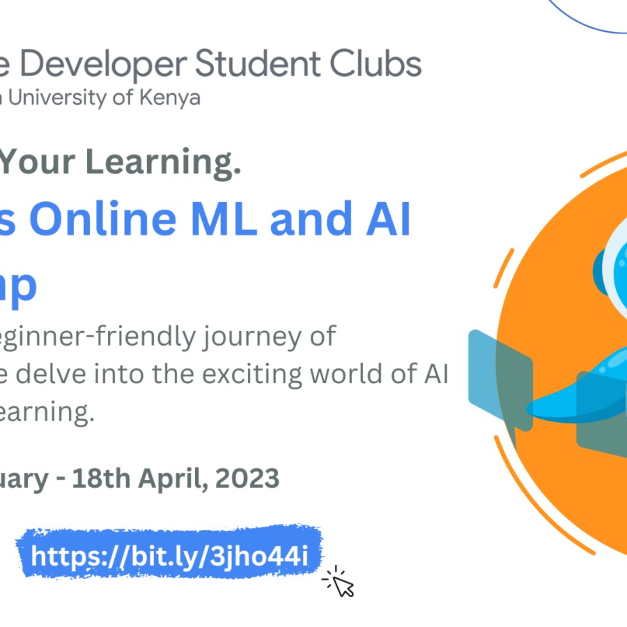 See AI and ML Bootcamp at Google Developer Student Clubs Multimedia