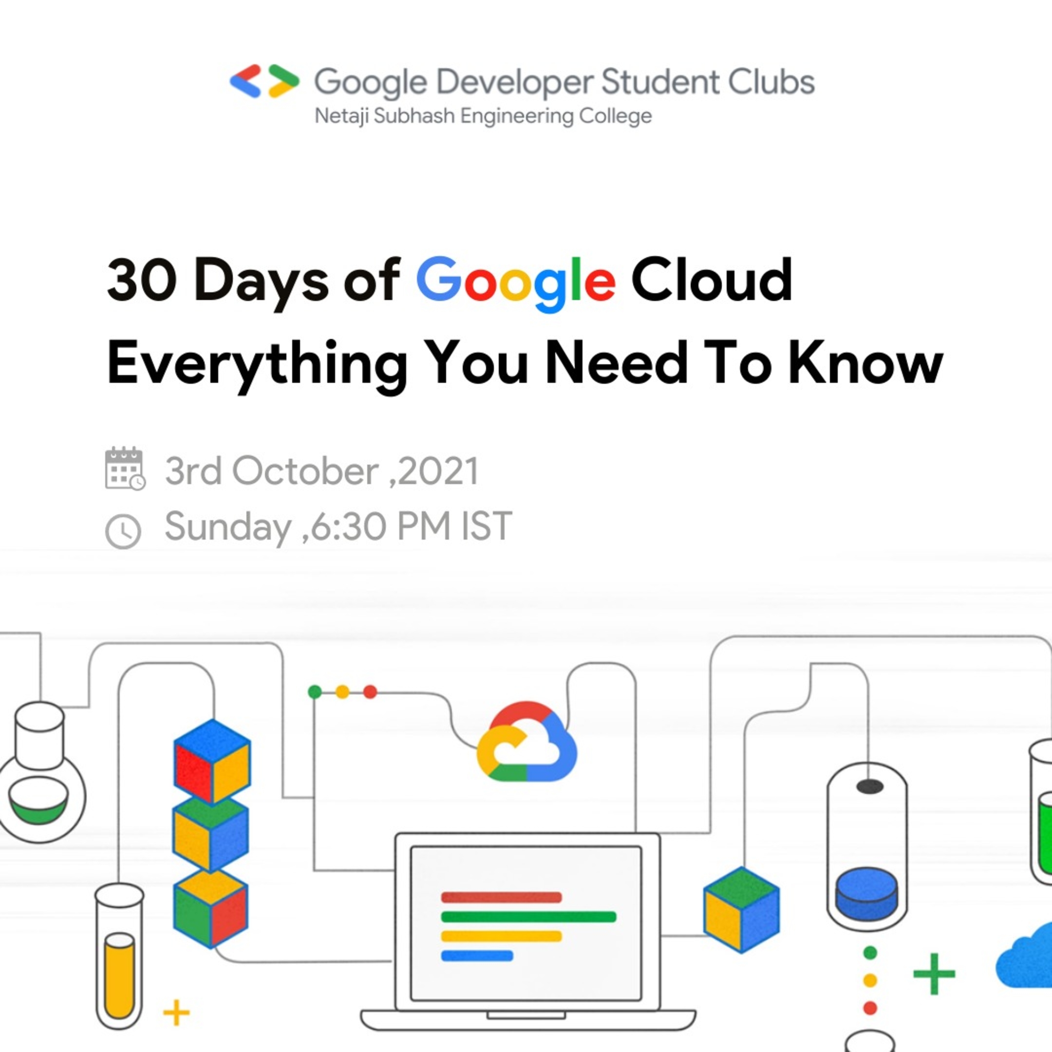 See 30 Days of Google Cloud Everything You Need To know at Google