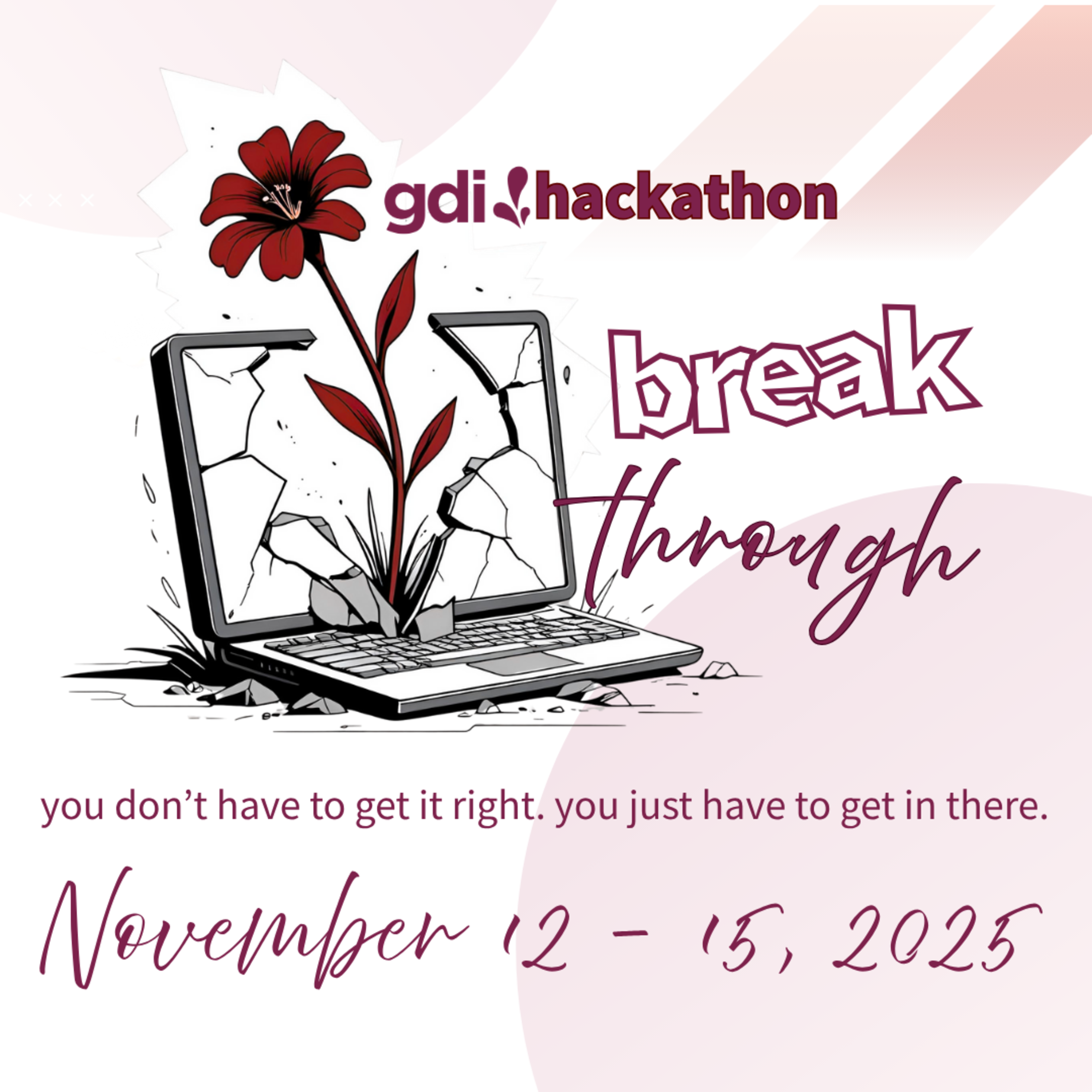 See GDI Hackathon: Break Through 2025 at Girl Develop It Virtual Hackathon