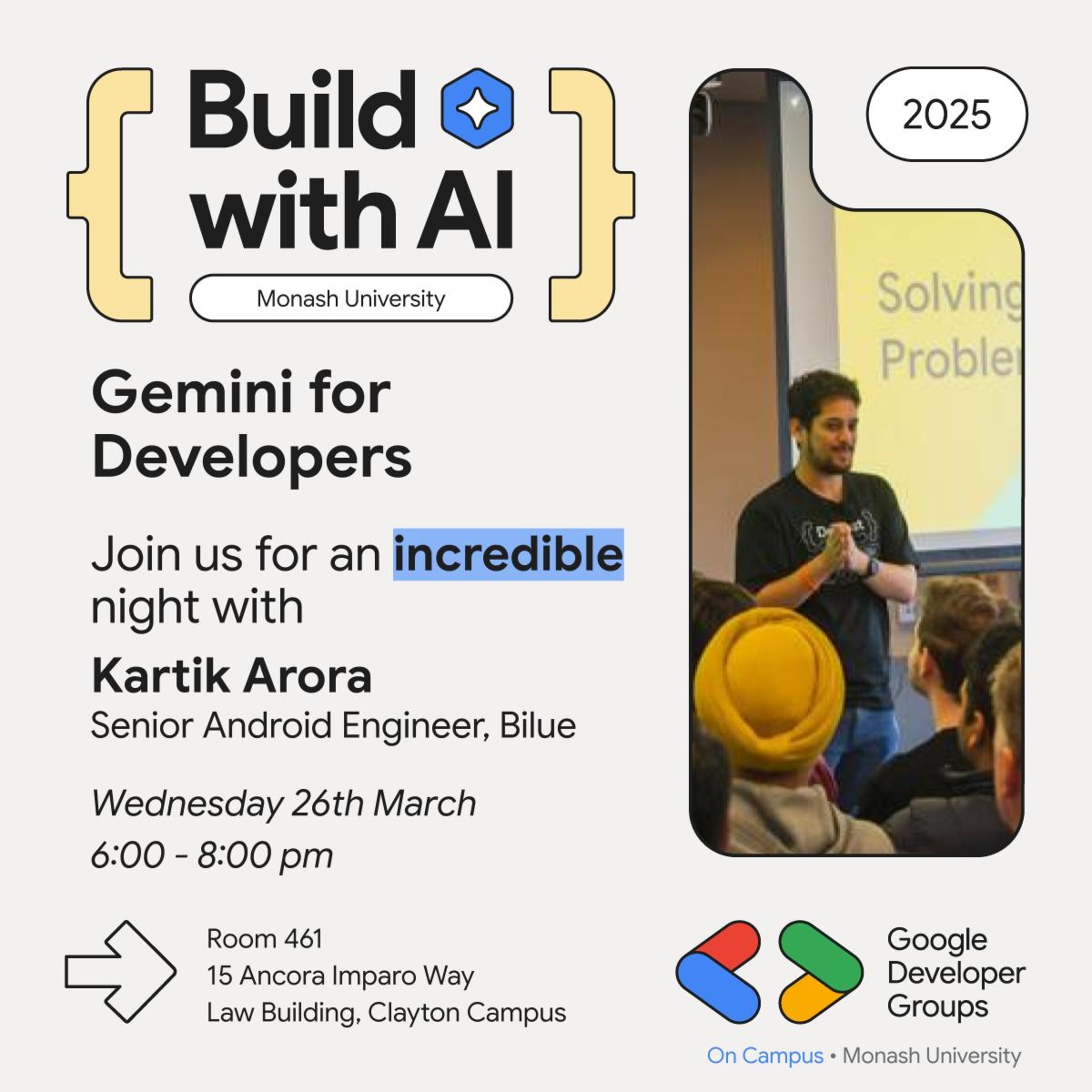 See Build with AI: Gemini for Developers at Google Developer Groups GDG ...