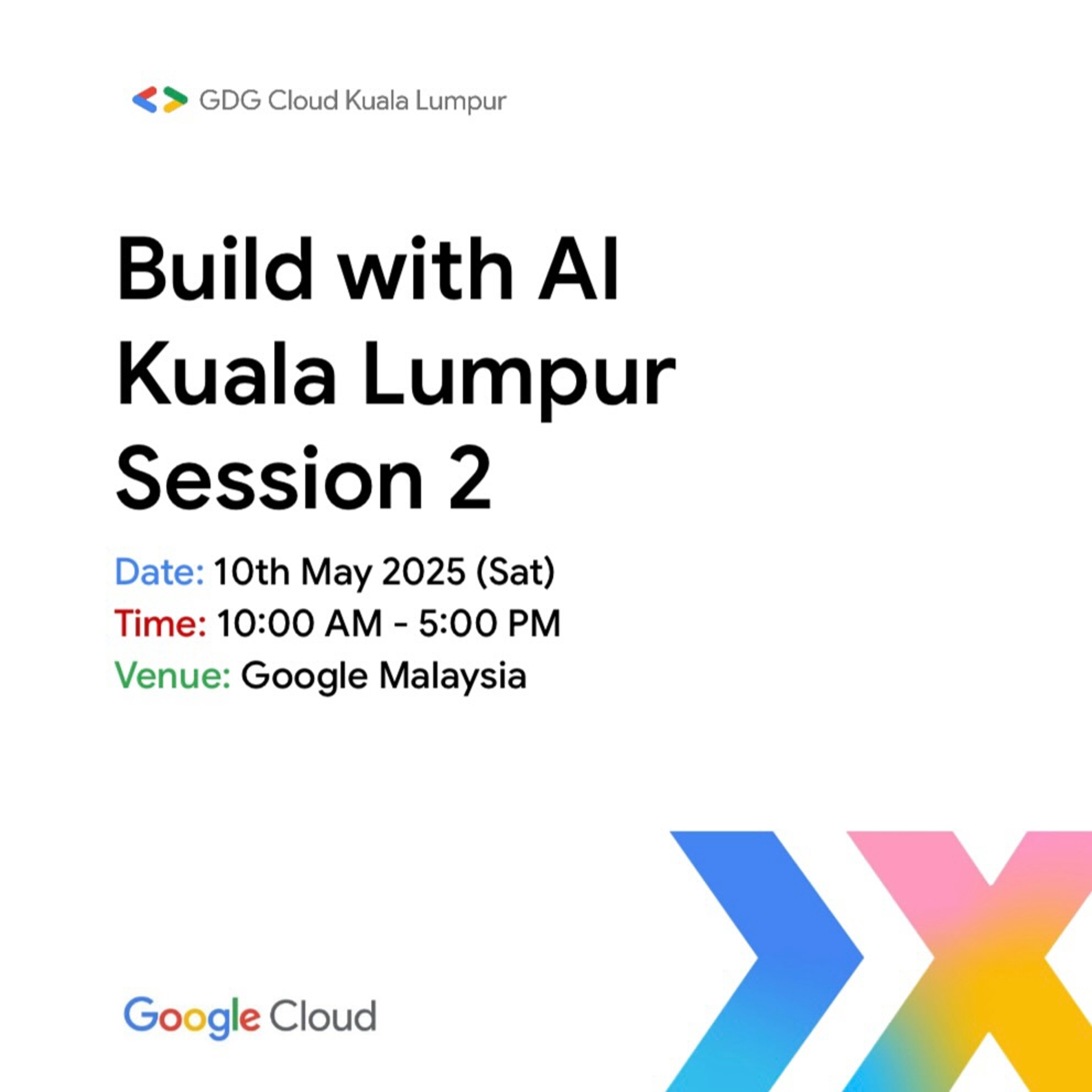 See GDG Cloud KL Build with AI Session 2 at Google Developer Groups GDG ...