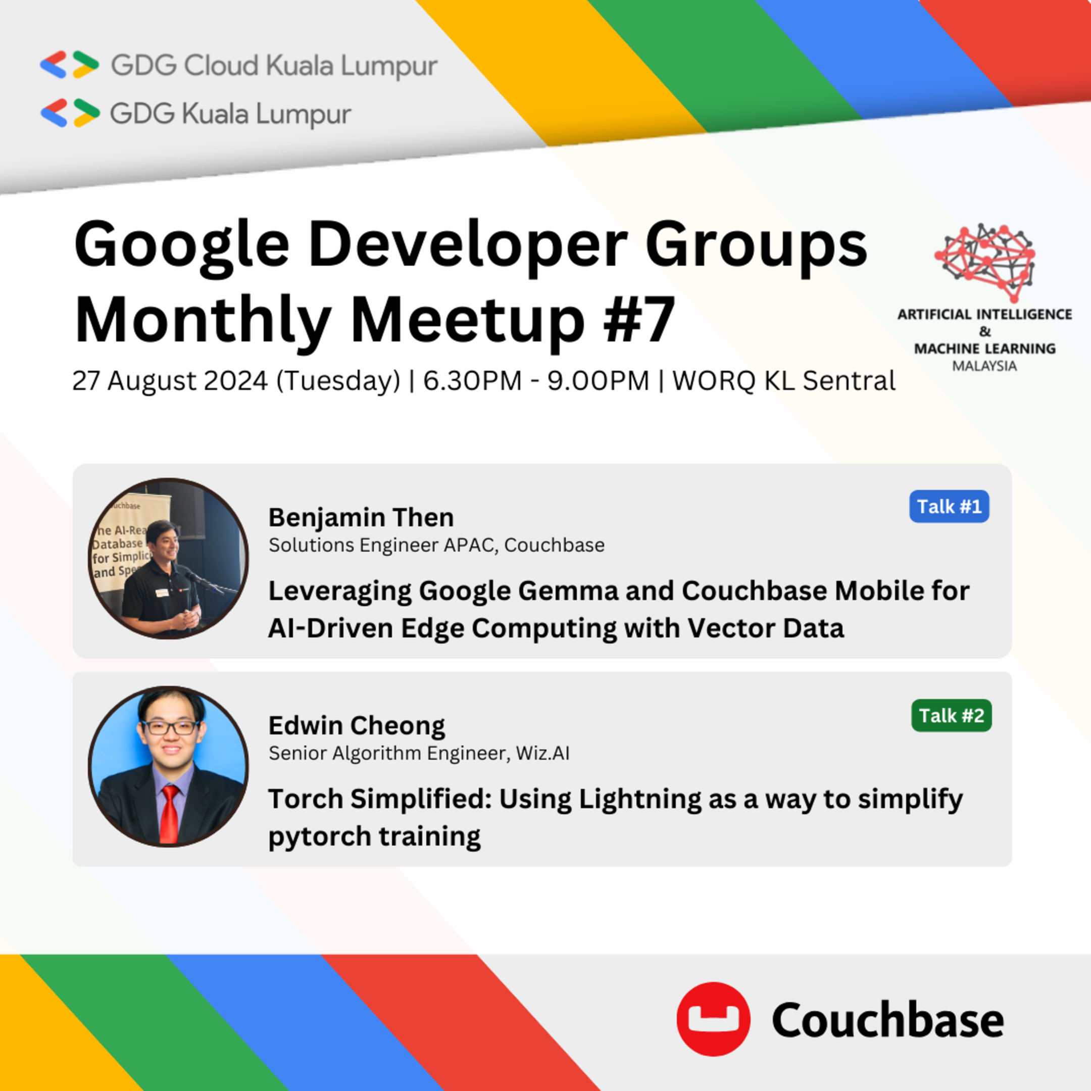 See GDG KL x AI/ML Malaysia x Couchbase: GDG Monthly Meetup #7 at ...