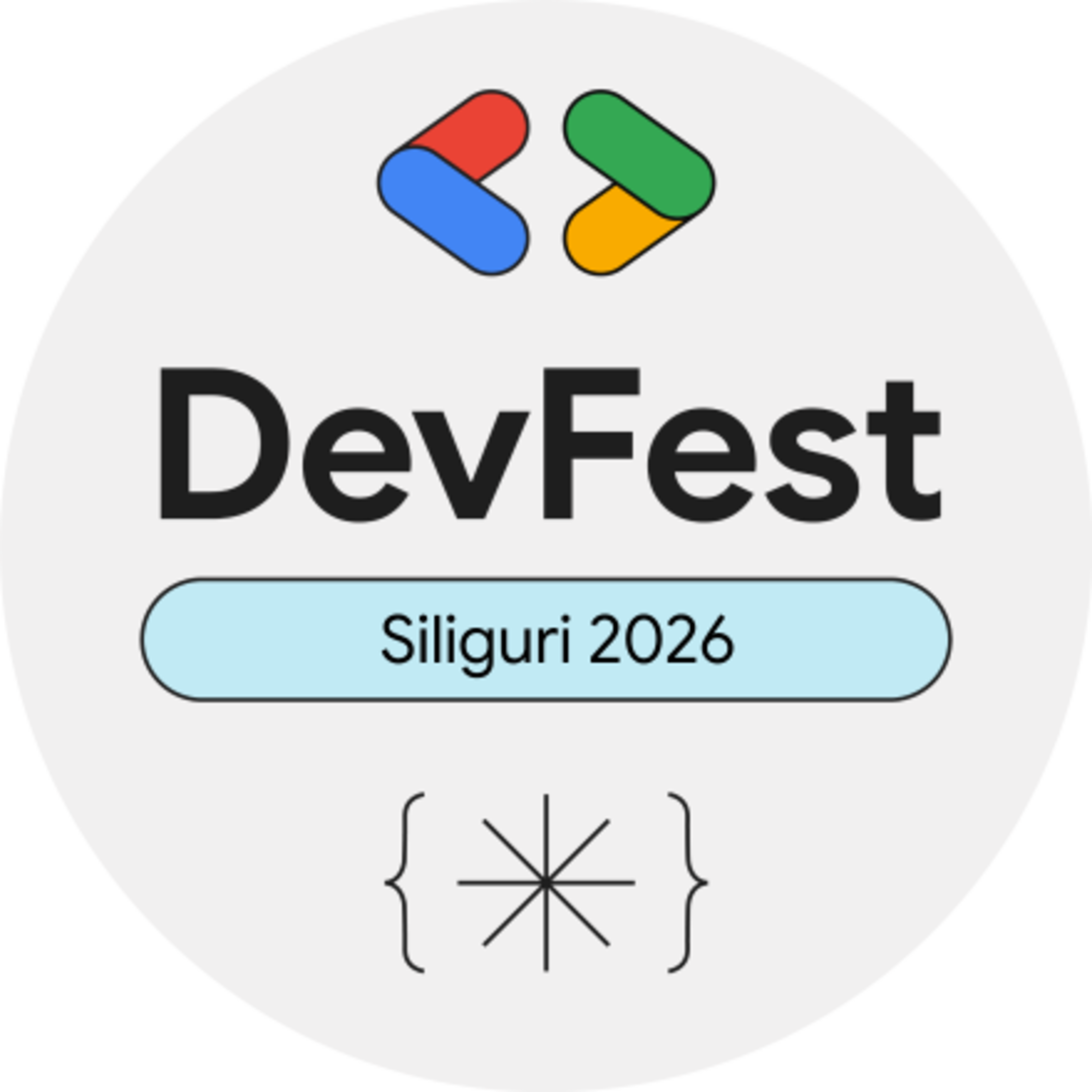 Developer Bagge See DevFest Siliguri 2026 at Google Developer Groups GDG Siliguri