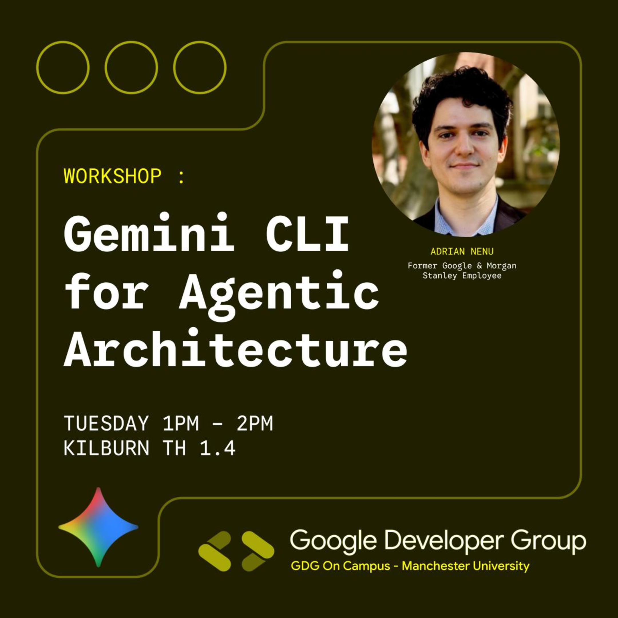 See Gemini Cli for Agentic Architecture at Google Developer Groups GDG ...