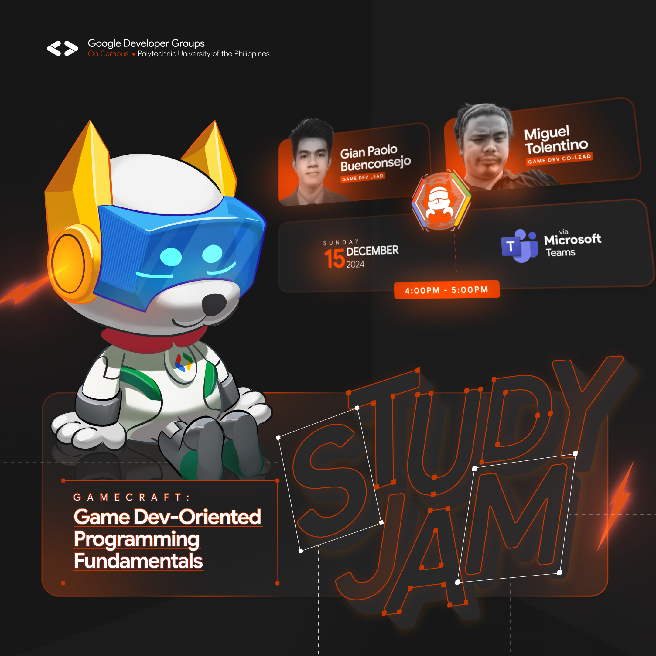See [Game Dev Study Jam] GameCraft: Game Dev-Oriented Programming ...