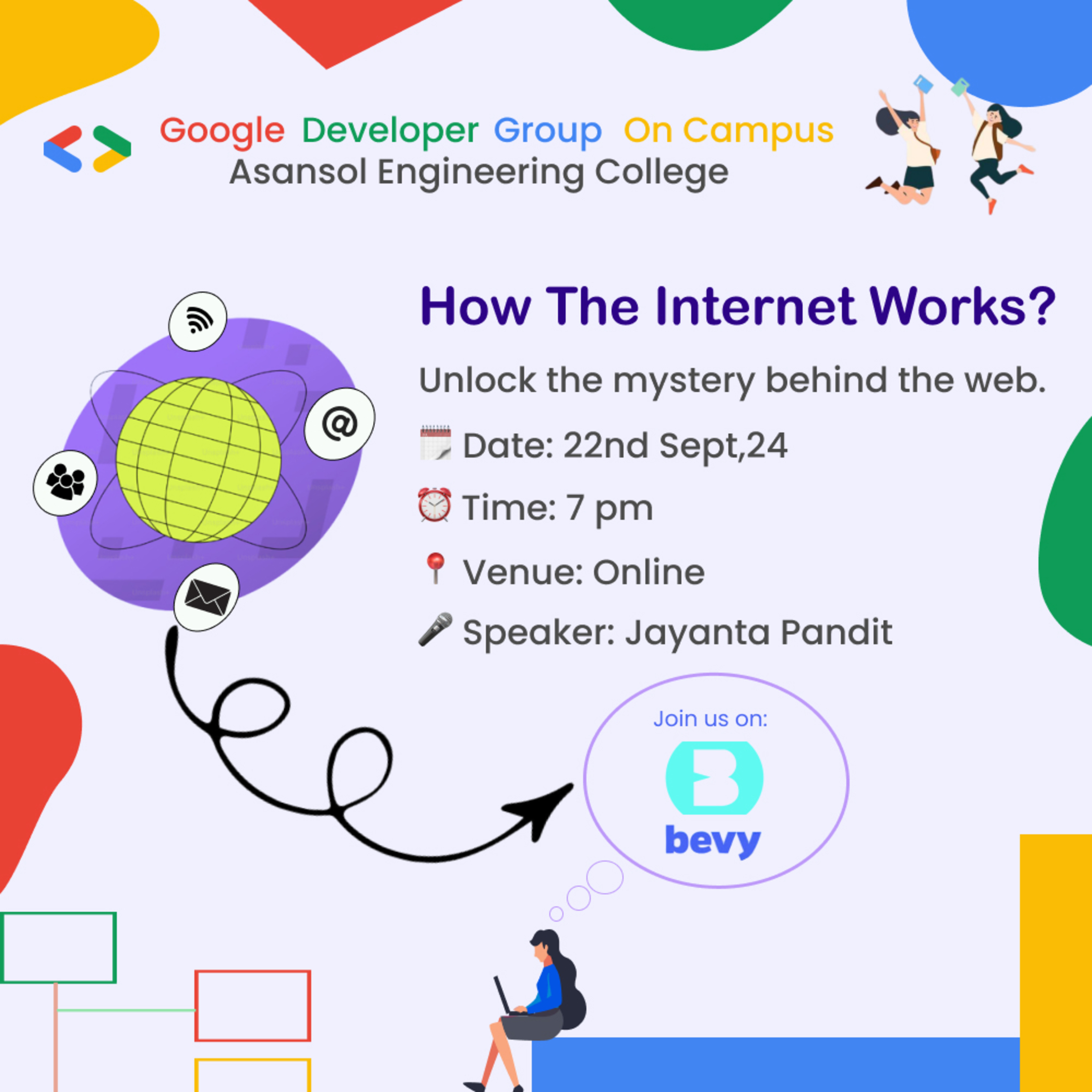 See How Internet Works! at Google Developer Groups GDG on Campus ...