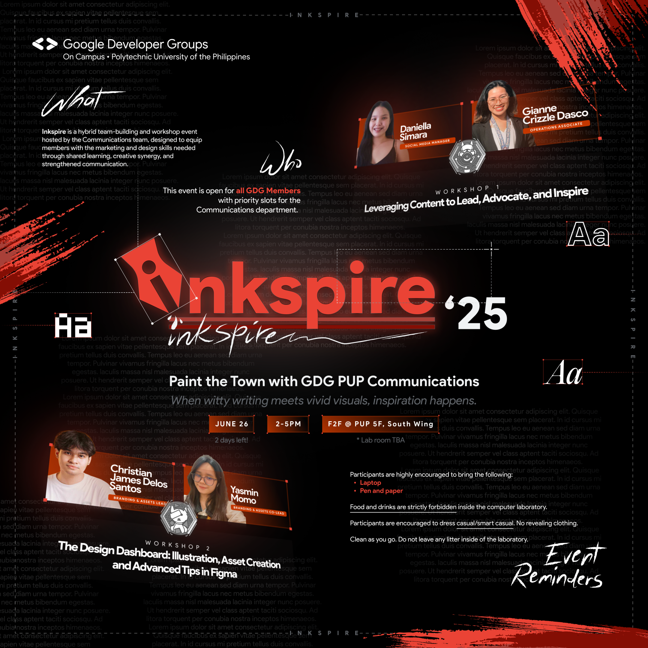 See Inkspire ‘25: Paint the Town with the Communications Team at Google ...