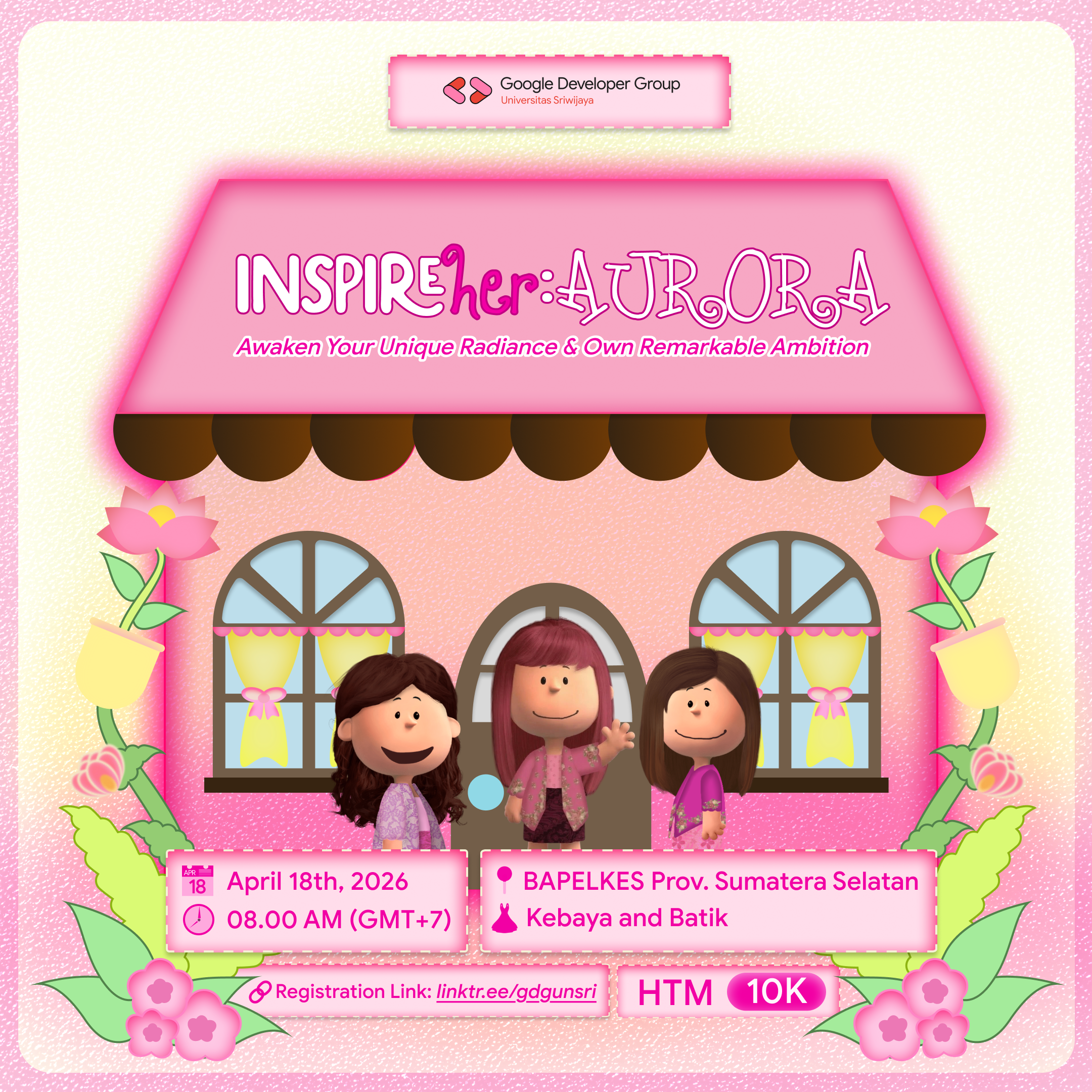 InspireHER 2026: AURORA 🌅 Awaken Your Uniqe Radiance & Own Remarkable Ambition ✨