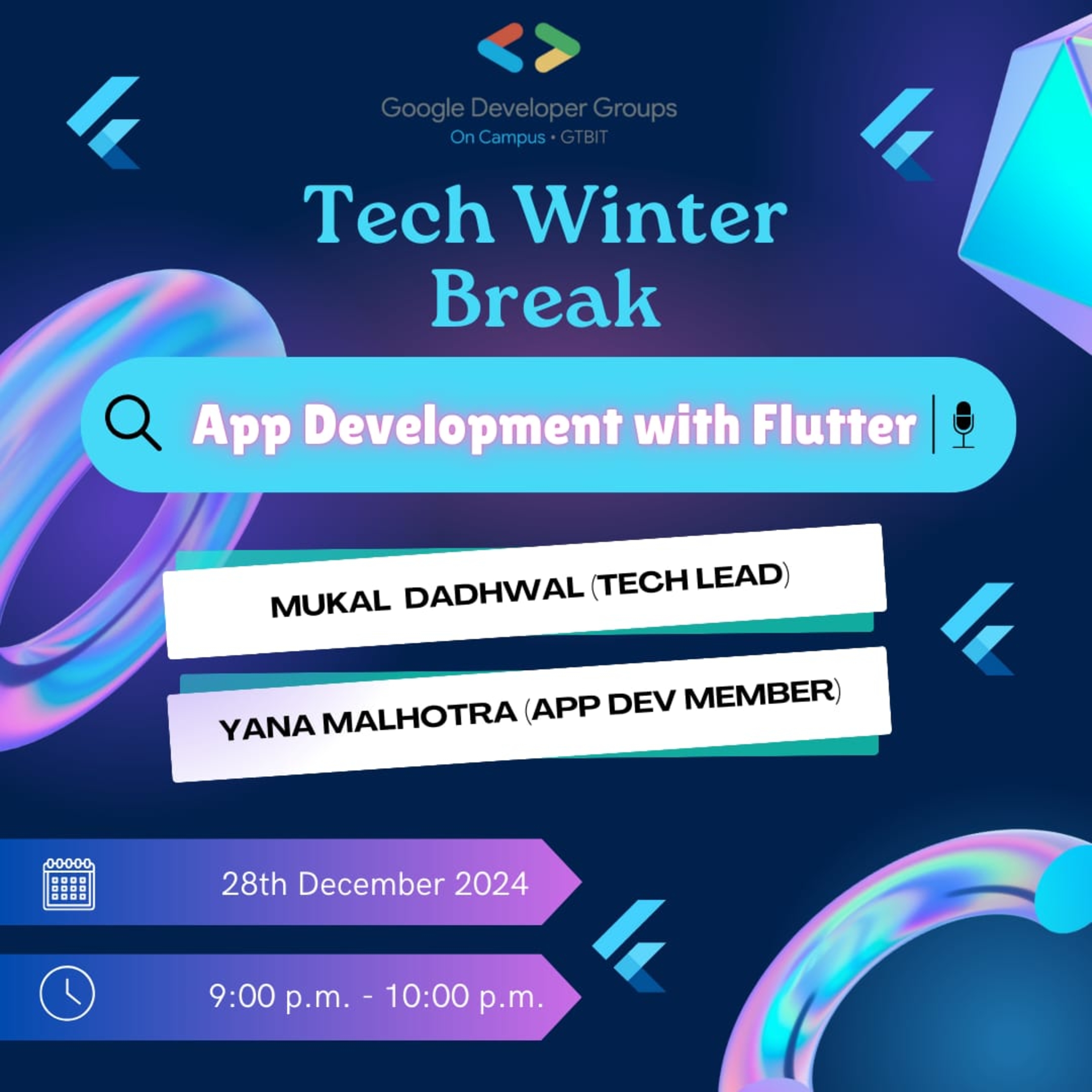 See Tech Winter Break GDG On Campus GTBIT at Google Developer Groups ...