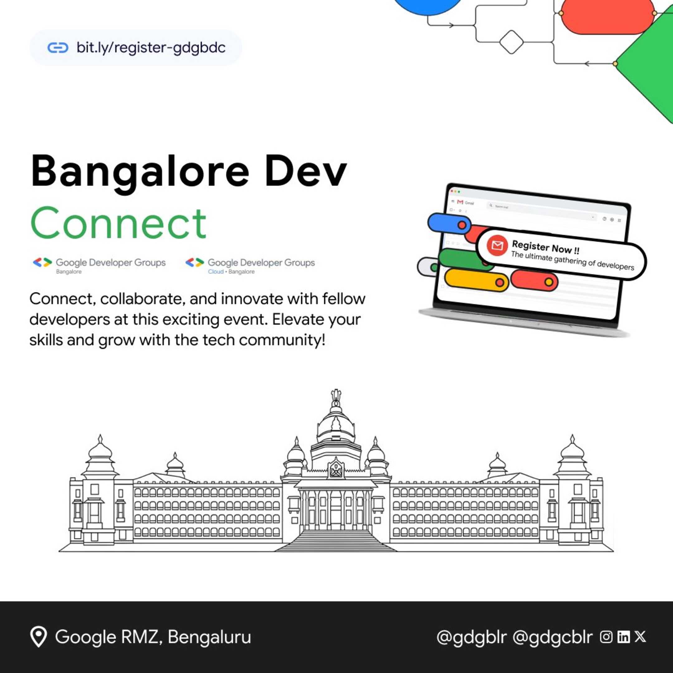 See Bangalore Dev Connect at Google Developer Groups GDG Cloud Bengaluru