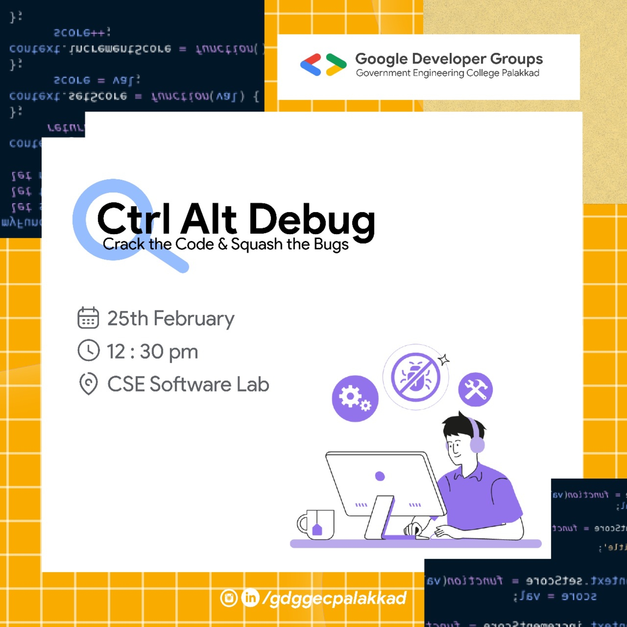 See Alt Ctrl Debug at Google Developer Groups GDG on Campus Government ...