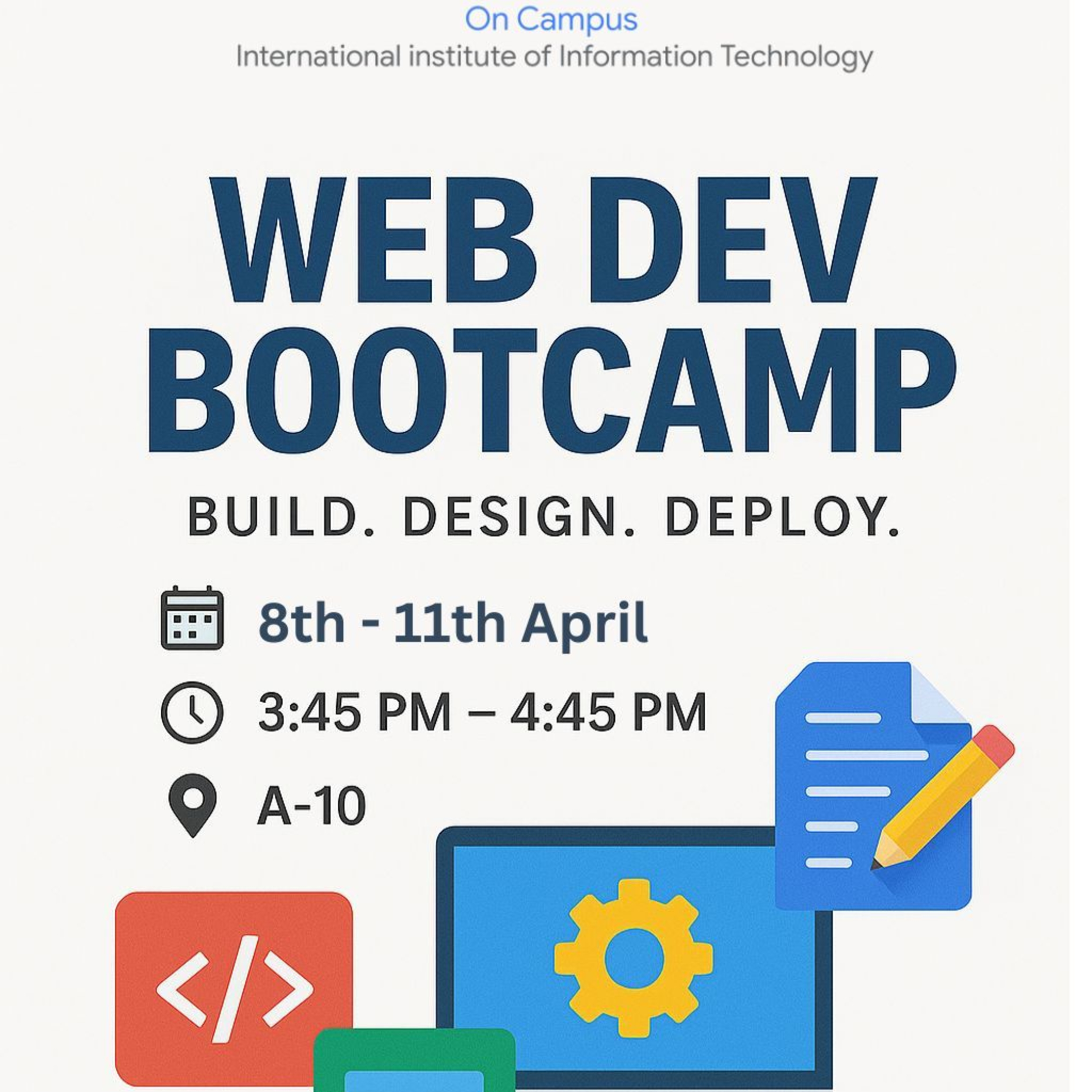 See Web Dev Bootcamp at Google Developer Groups GDG on Campus ...