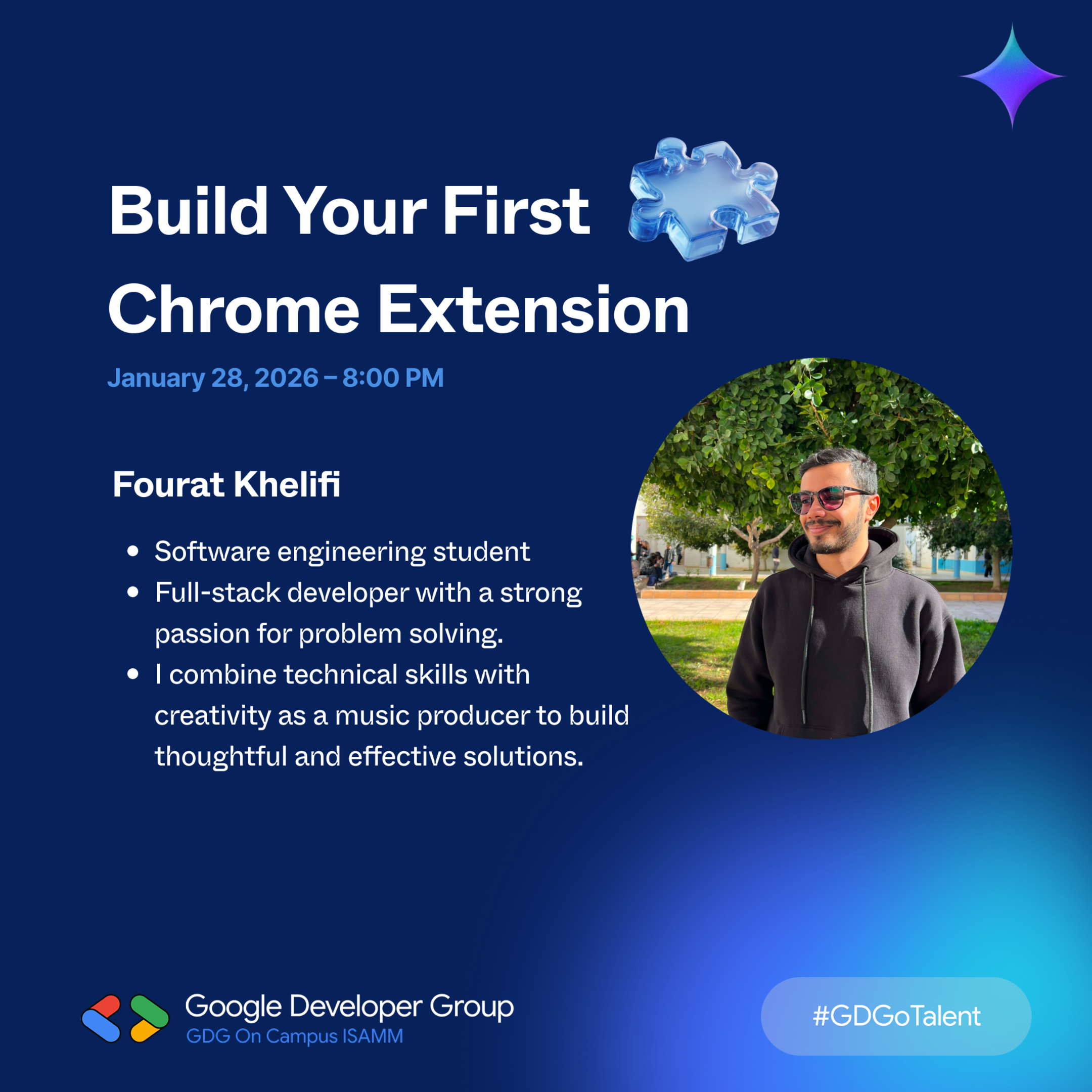See Build Your First Chrome Extension at Google Developer Groups GDG on ...