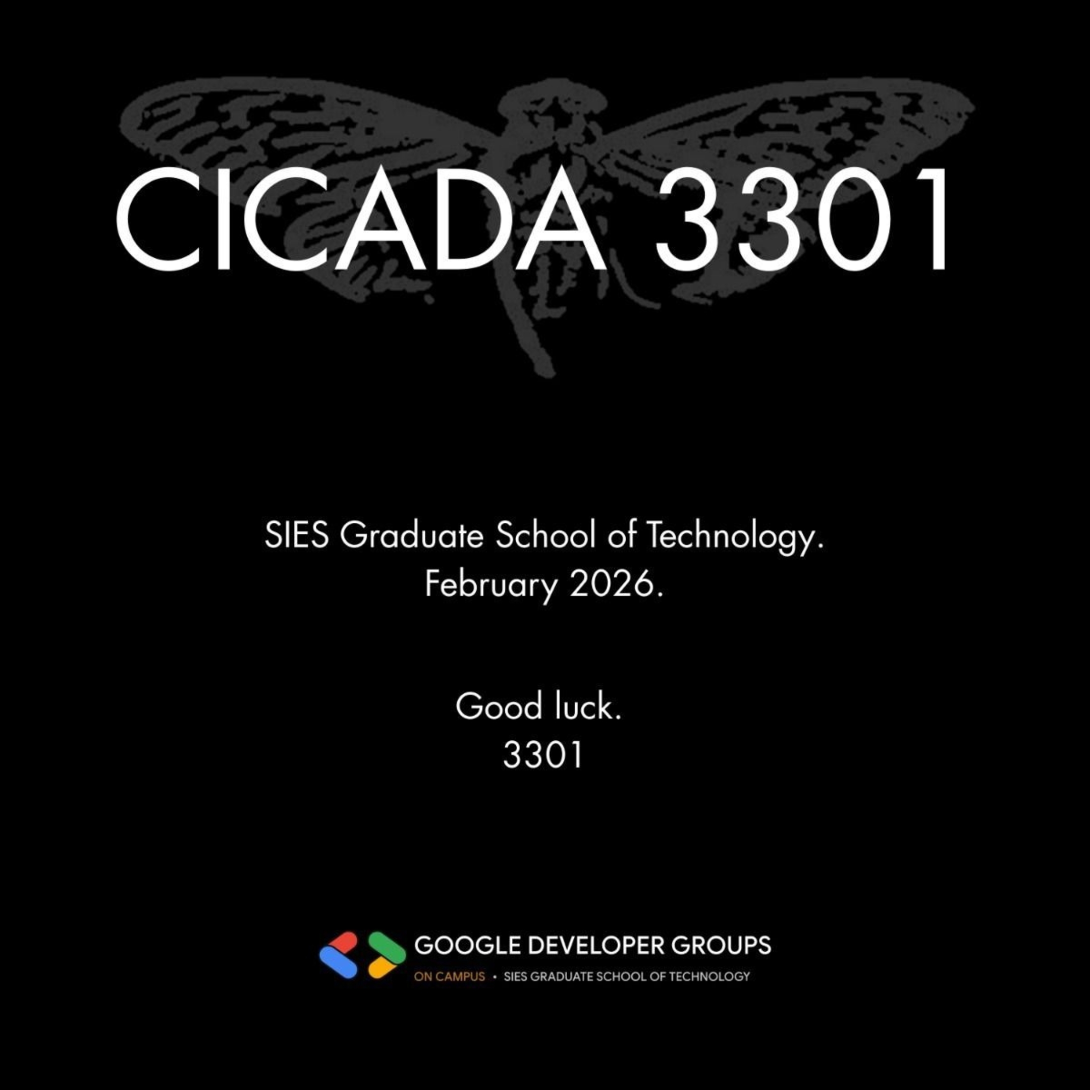 See Cicada 3301: The Ultimate Physical Puzzle Hunt at Google Developer ...