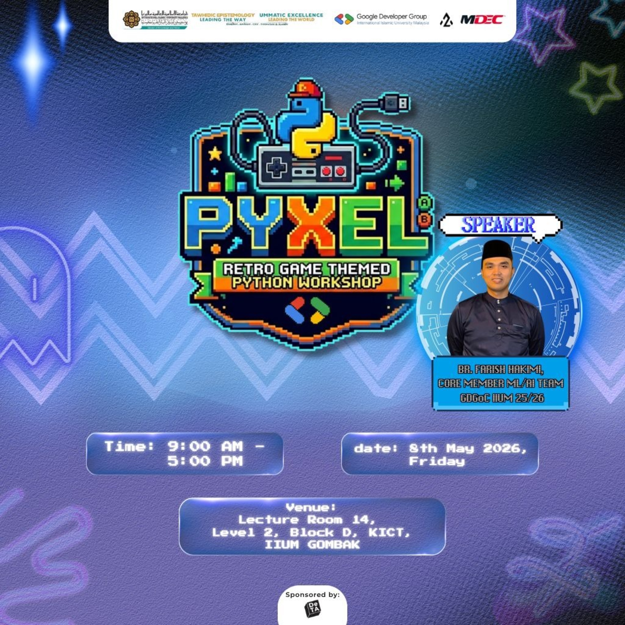 See Pyxel: Python Game Workshop at Google Developer Groups GDG on ...