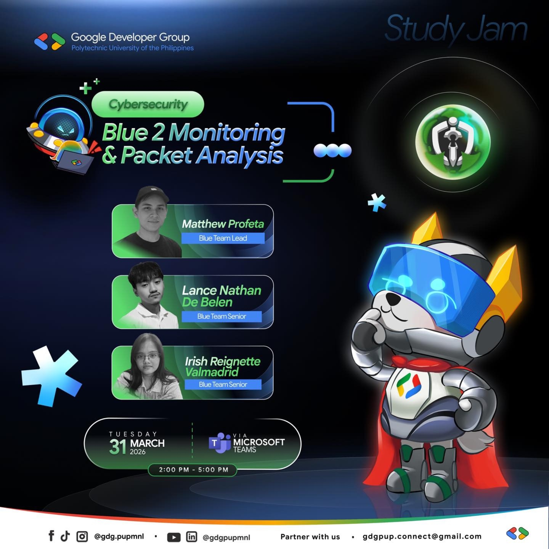 See Blue 2 Monitoring & Packet Analysis at Google Developer Groups GDG ...
