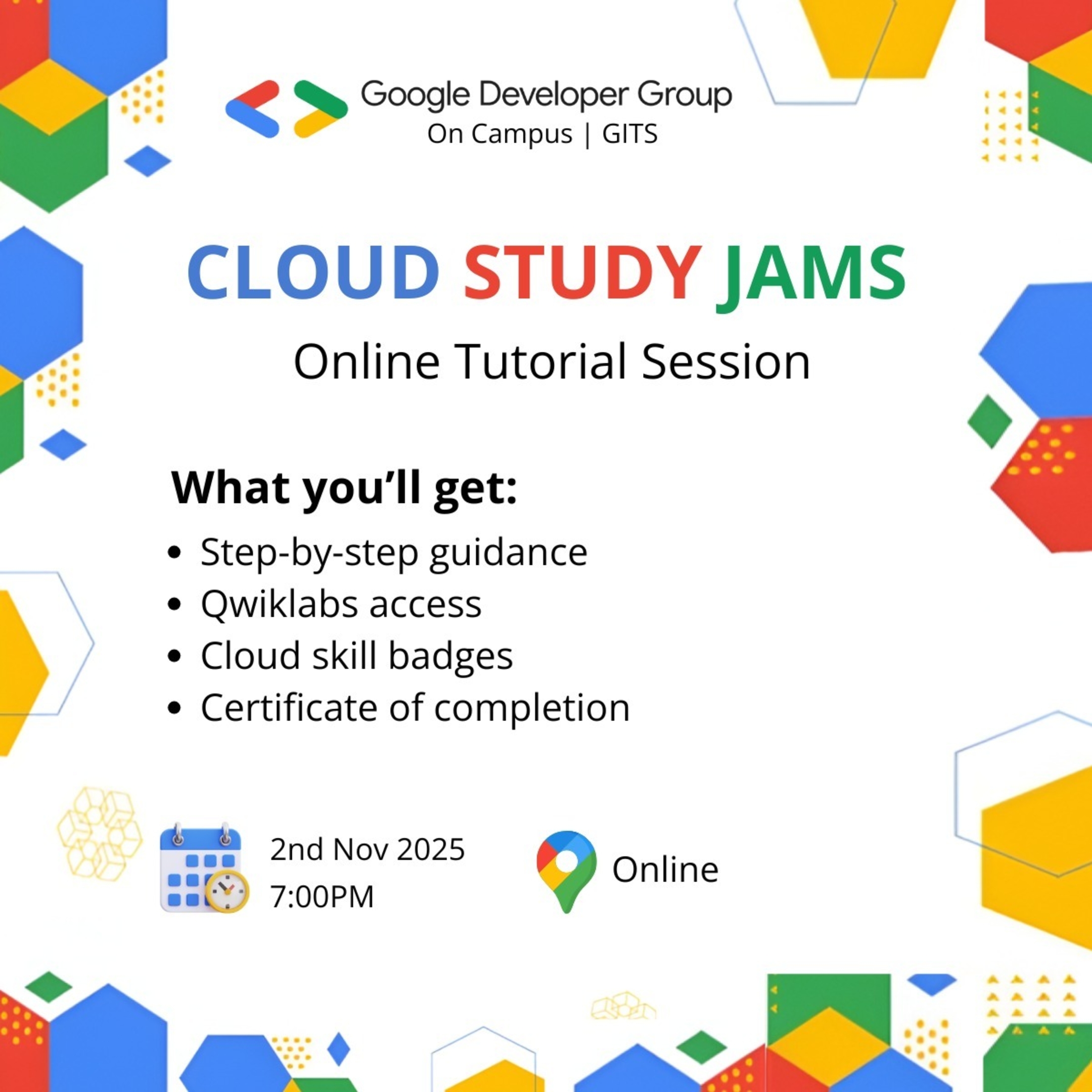 See Google Cloud Study Jams 2025: Learn, Earn & Level Up! at Google ...