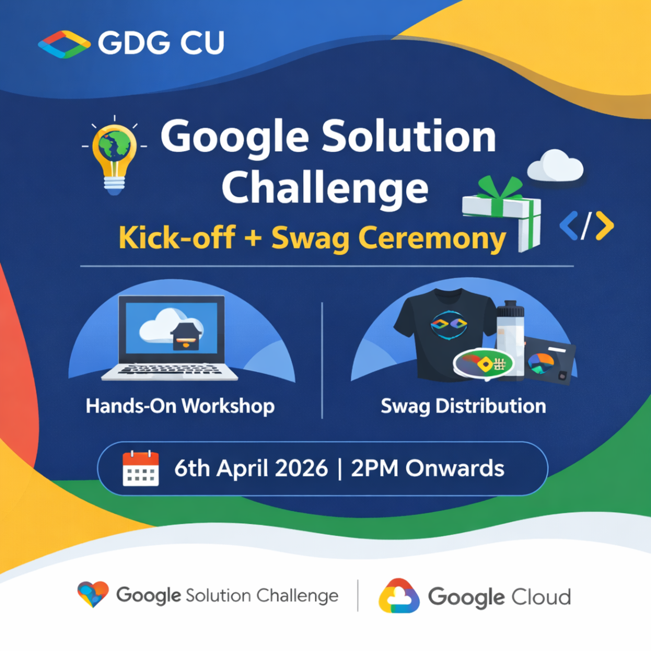 See Google Solution Challenge Kick-off + Swag Ceremony (2025–26) at ...