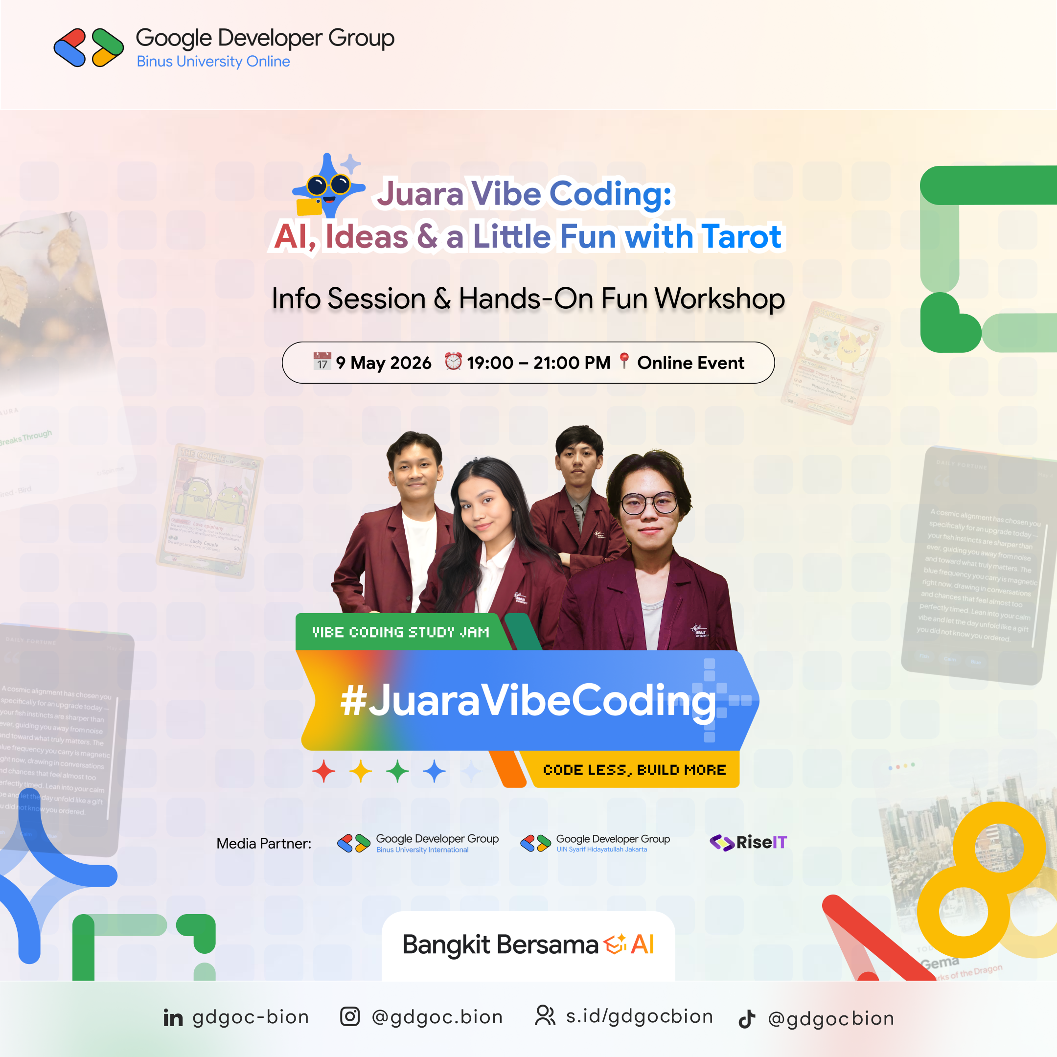 See Juara Vibe Coding: AI, Ideas & a Little Fun with Tarot at Google ...