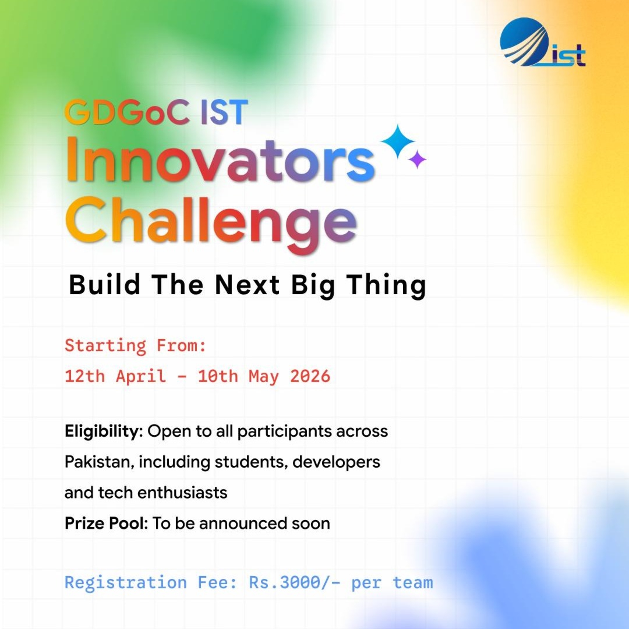 See GDGoC IST Innovators Challenge 2026 at Google Developer Groups GDG ...