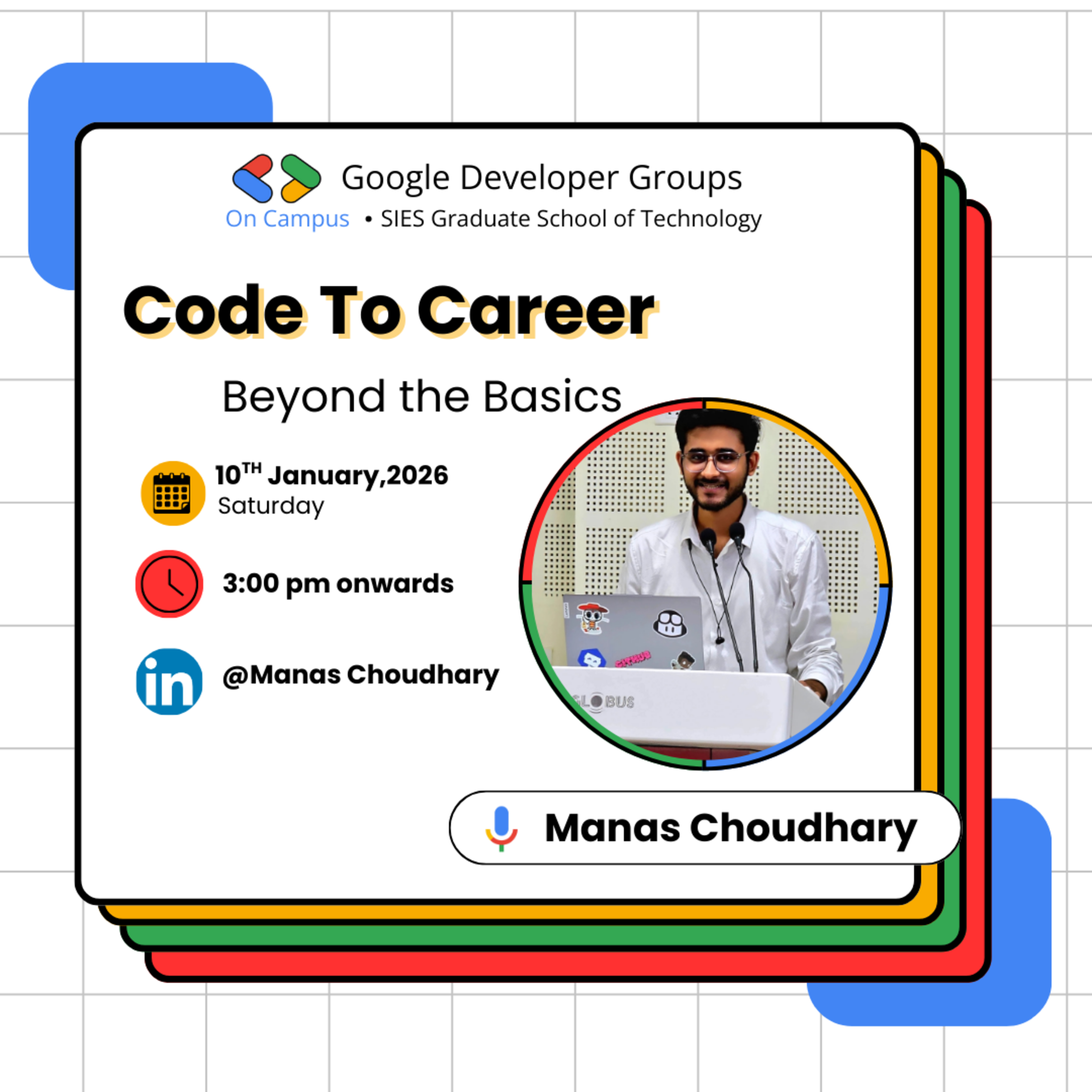 See Code to Career: Beyond the Basics at Google Developer Groups GDG on ...