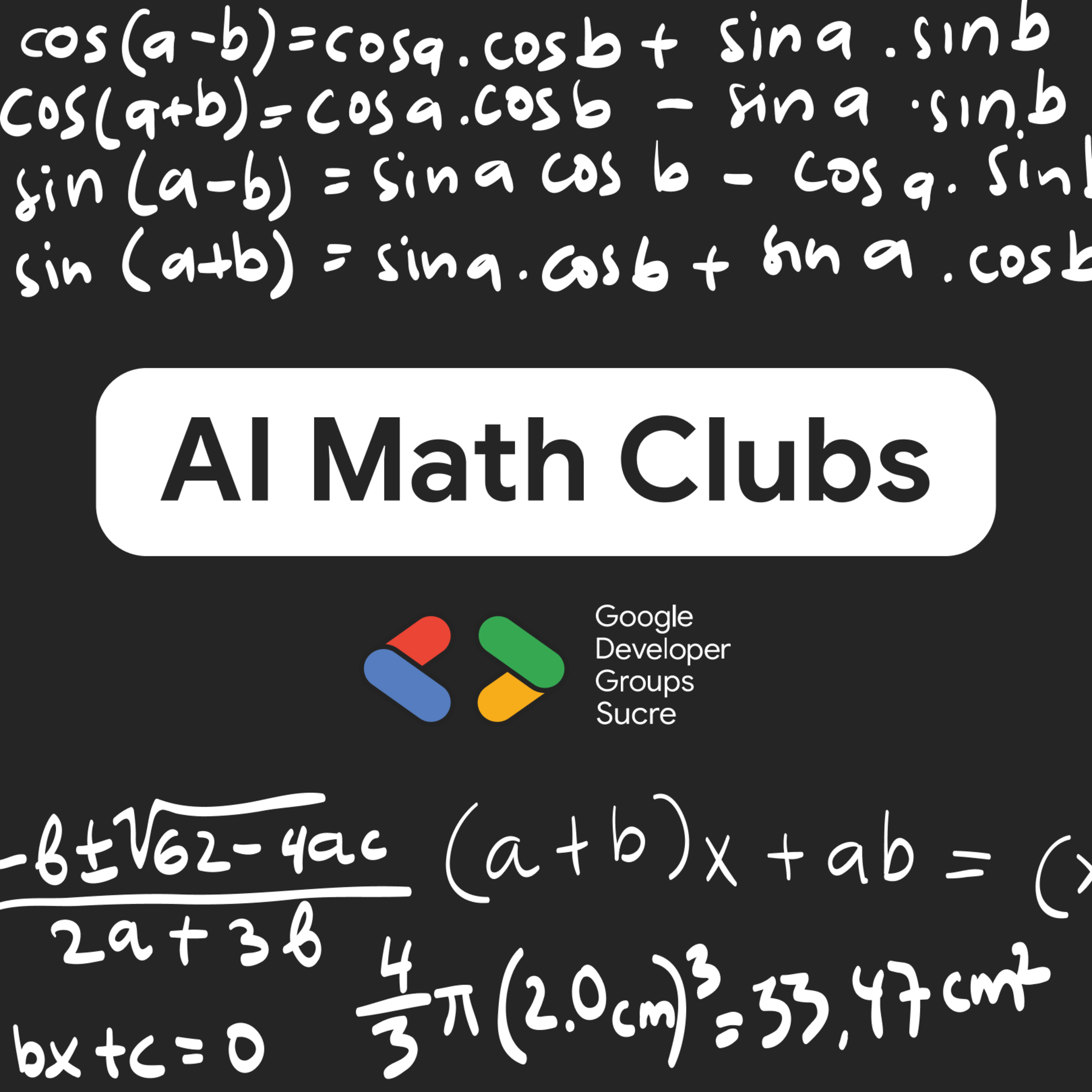 See AI Math Clubs Sucre at Google Developer Groups GDG Sucre