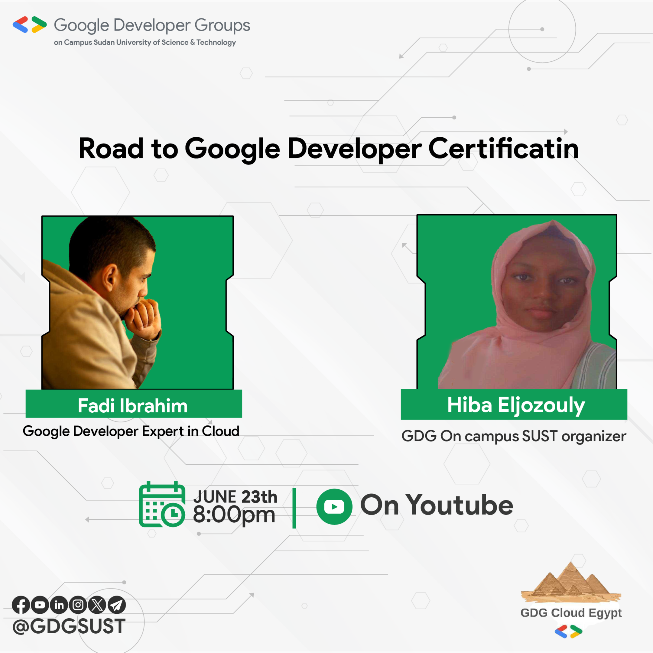 See Road to Google Developers Certification at Google Developer Groups