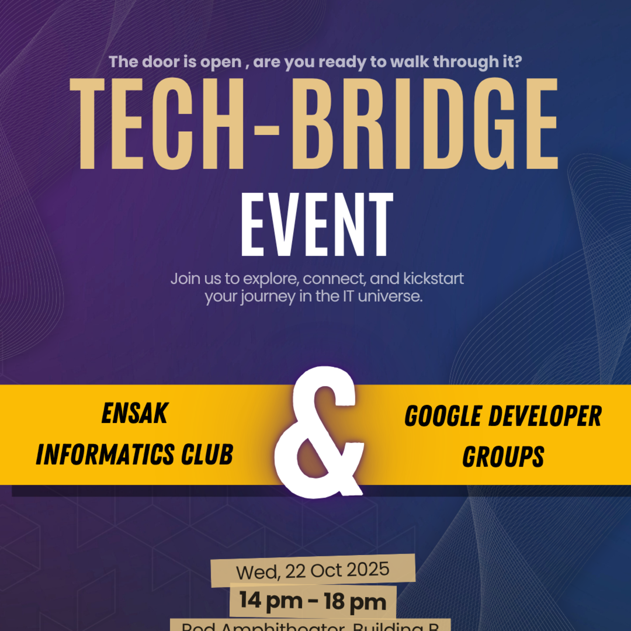 See TECHBRIDGE at Google Developer Groups GDG on Campus National School ...