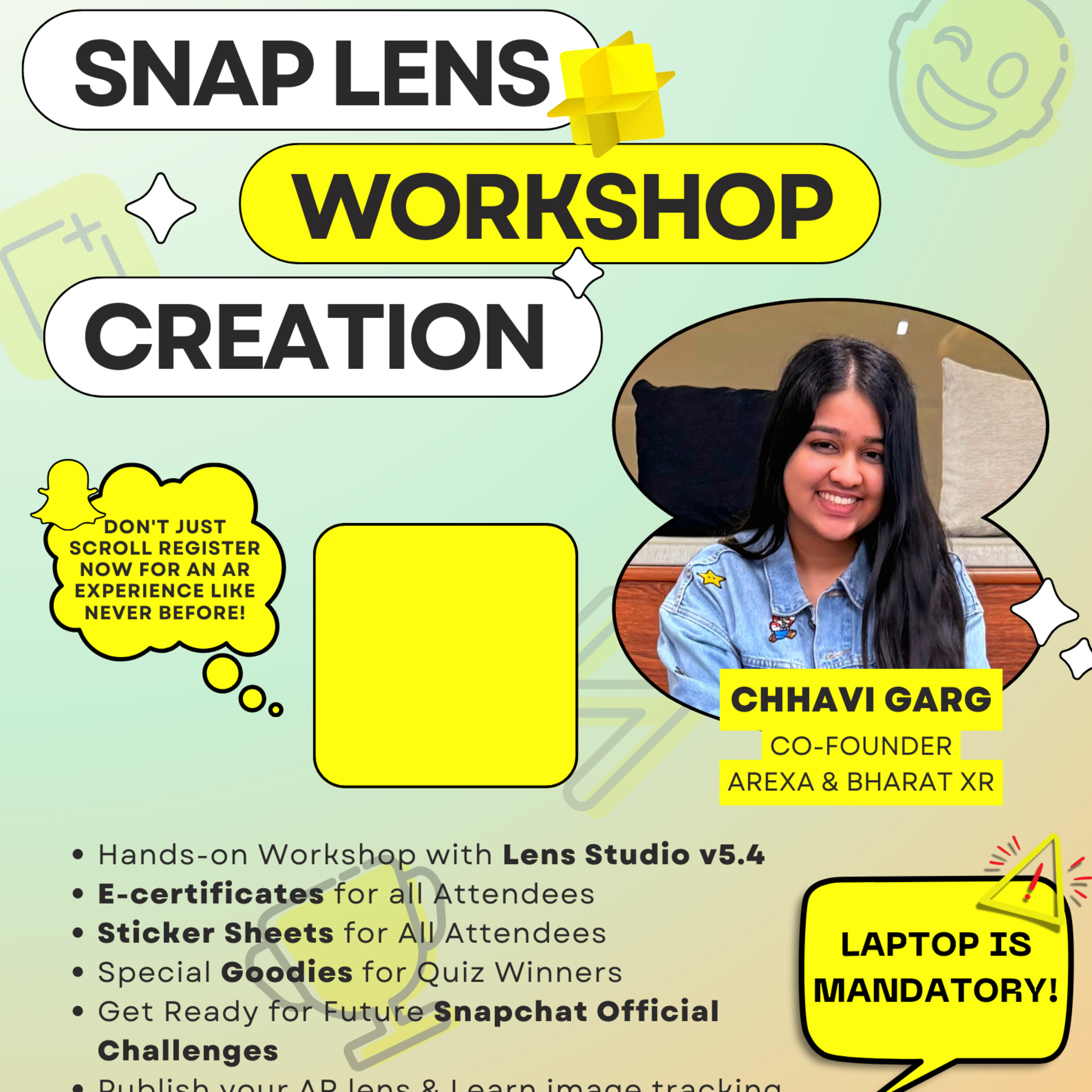 See SnapAR Hands-On Workshop: USAR, GGSIPU | Arexa x SnapAR x Bharat XR ...