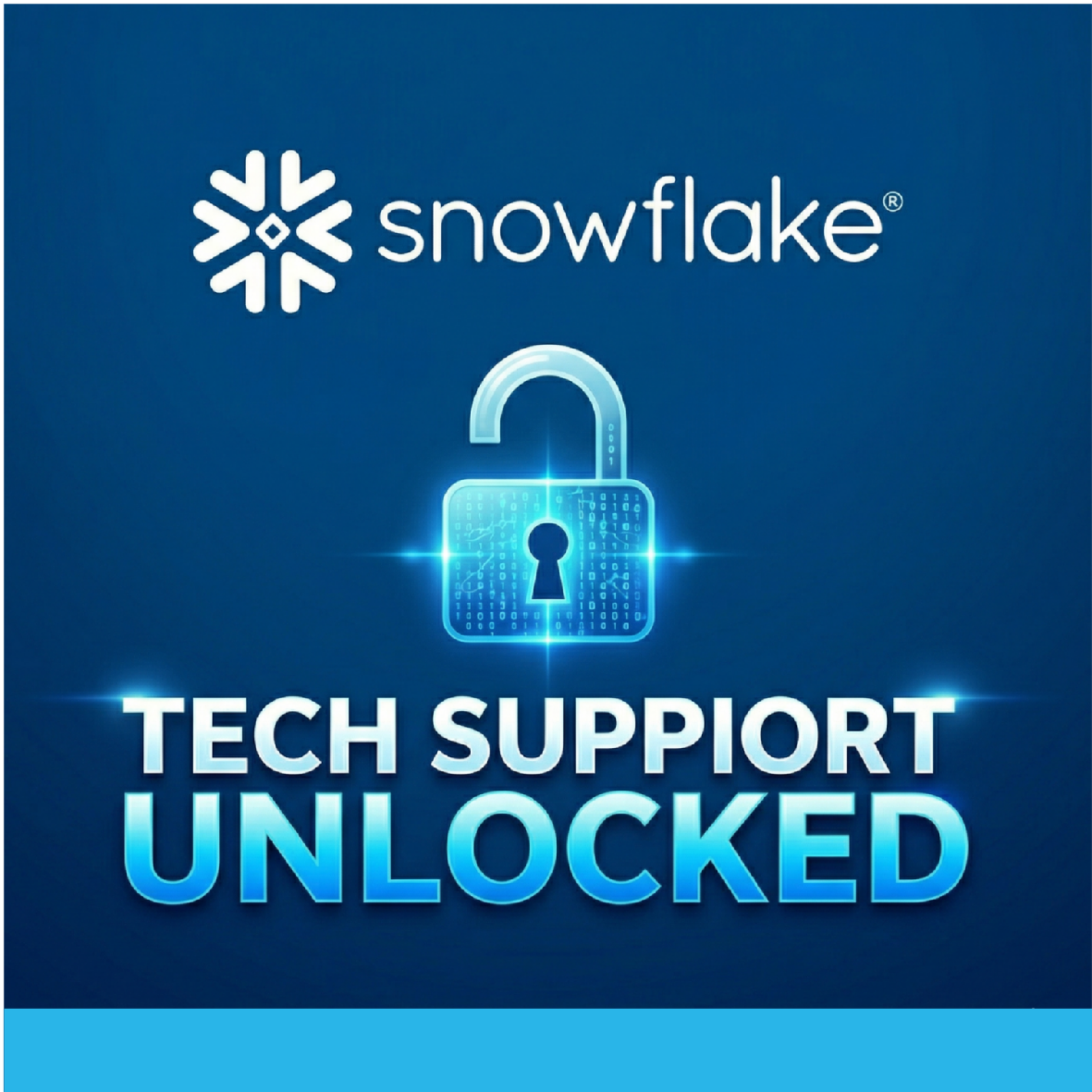 See Virtual User Group | Tech Support Unlocked at Snowflake User Groups ...