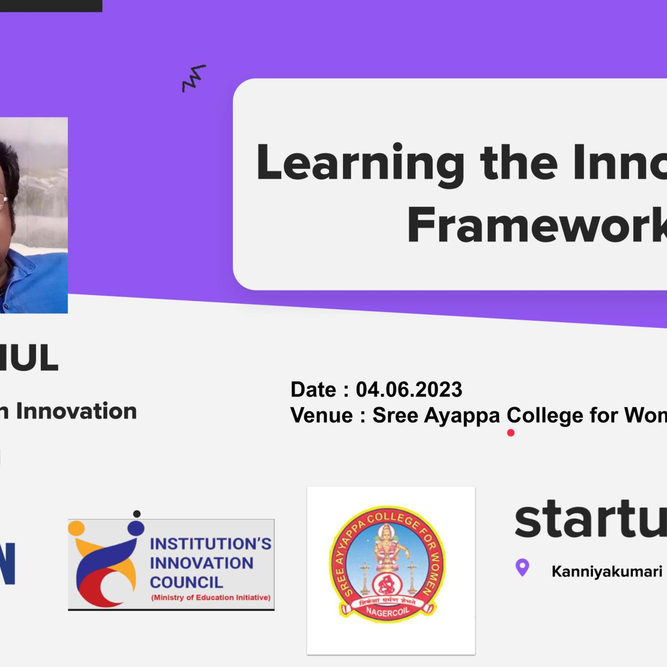 See Learning the Art of Innovation Framework - at Startup Grind ...