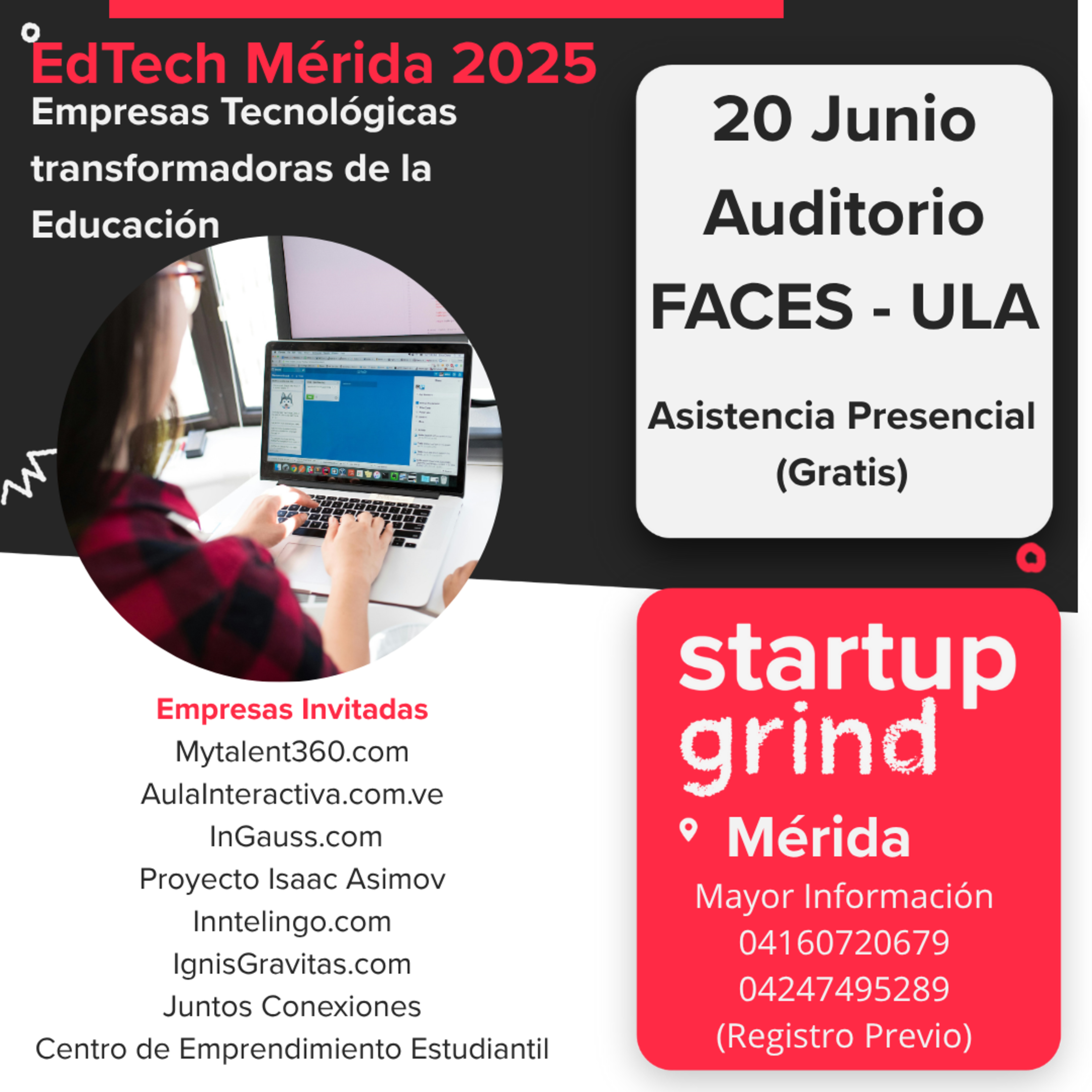 "EdTech Mérida 2025" Empresas Tecnológicas  transformadoras de la Educación | Startup Grind