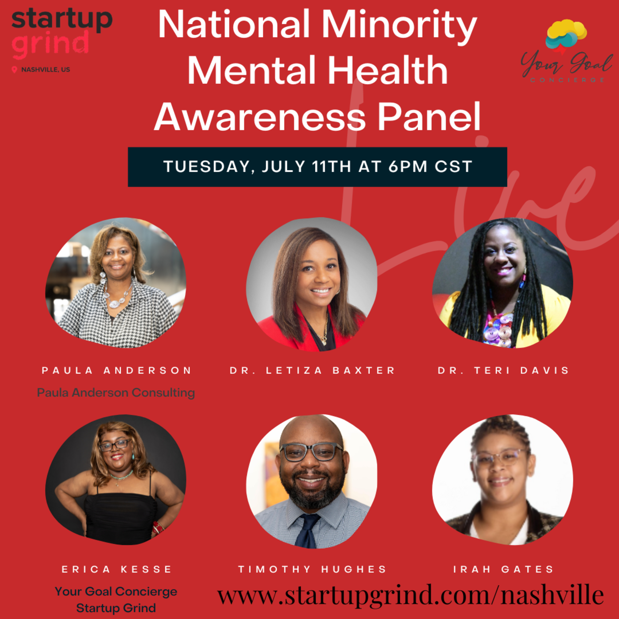 See National Minority Mental Health Awareness Panel at Startup Grind ...